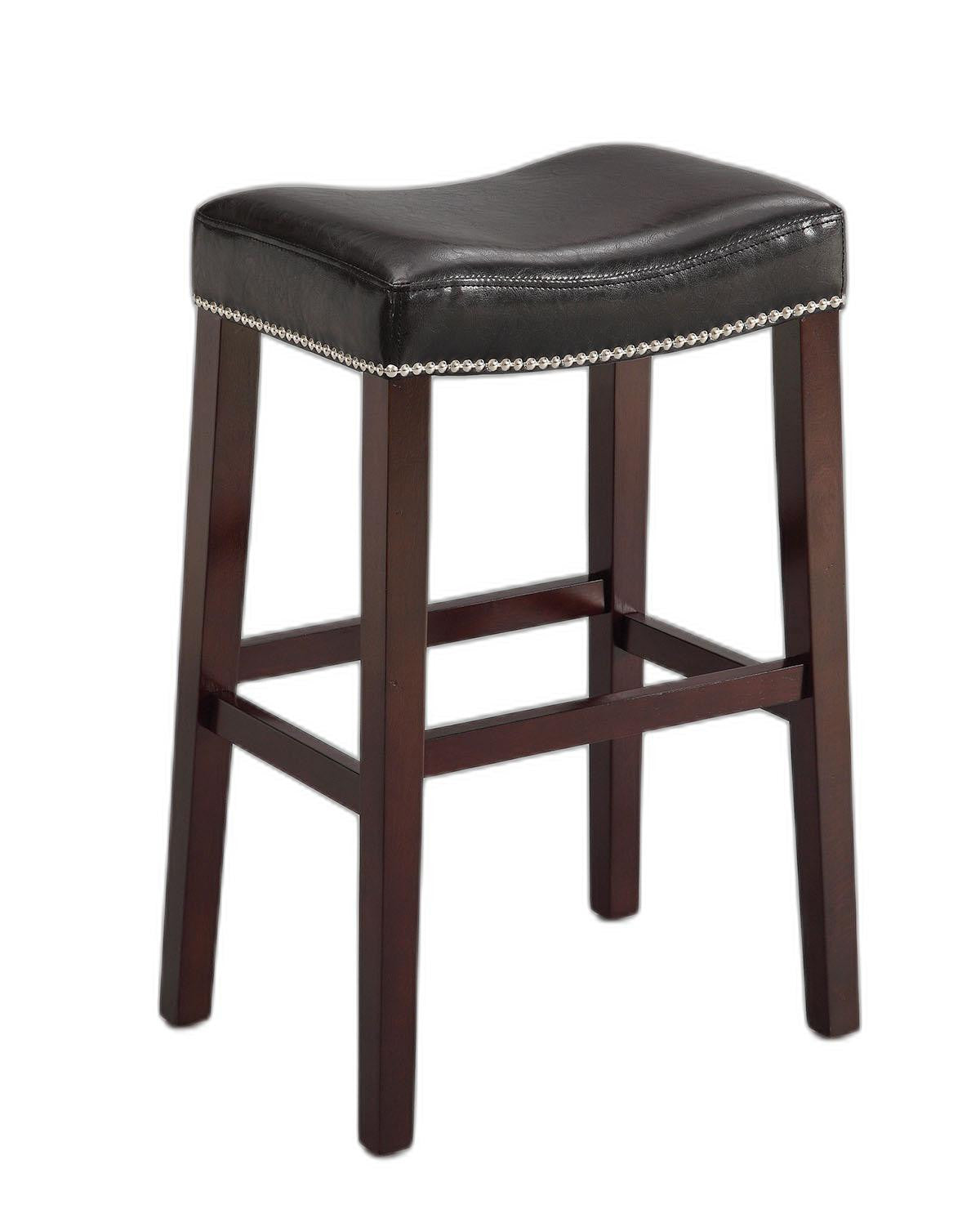 20' X 15' X 30' 2pc Black And Espresso Bar Stool