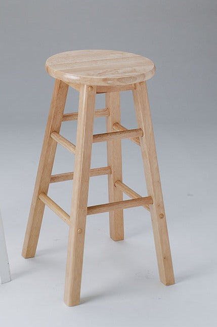 2pc Natural Counter Height Stool