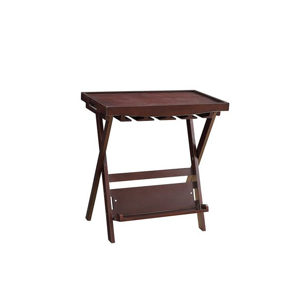 Mahogony Wooden Foldable Tray Table