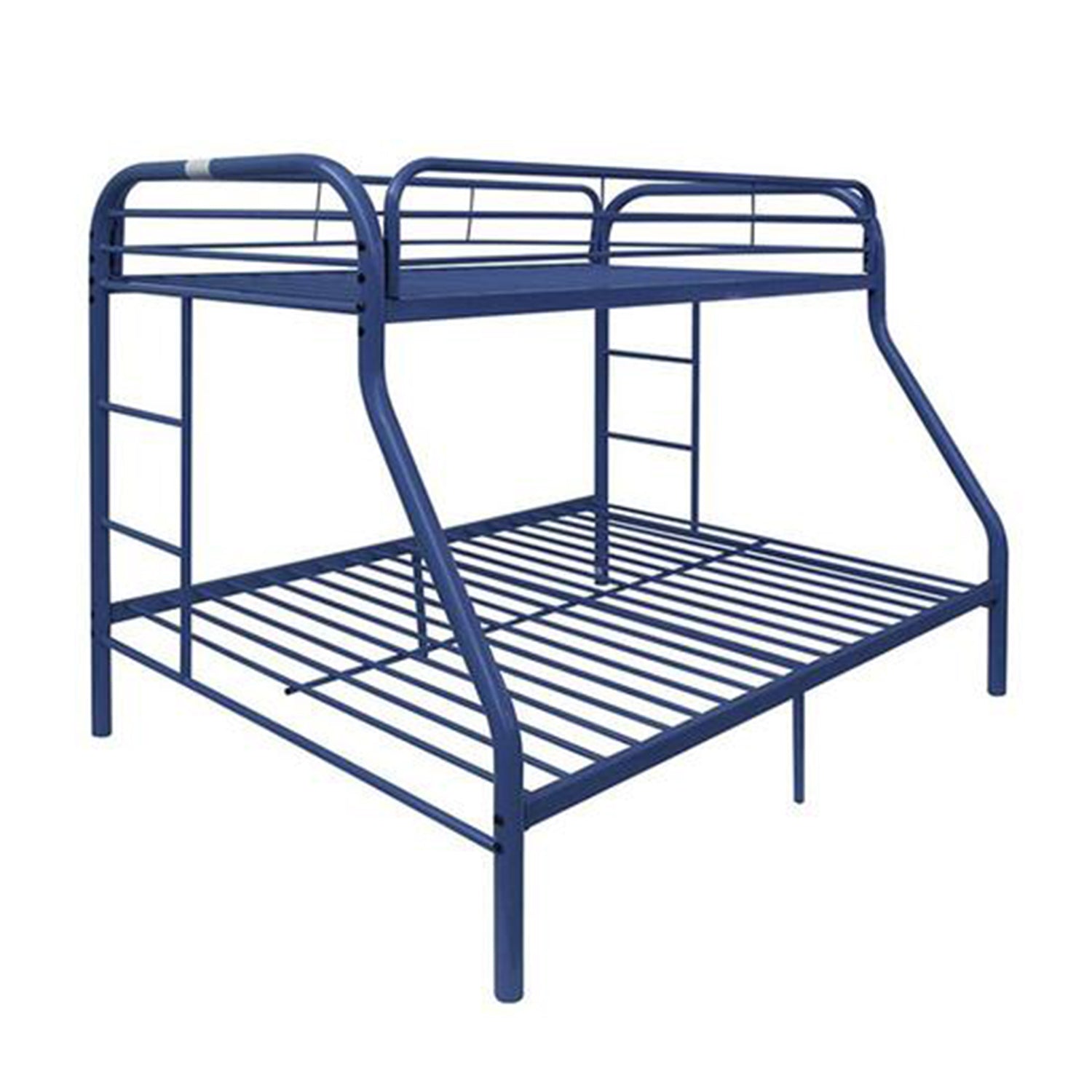 78' X 54' X 60' Twin Over Full Blue Metal Tube Bunk Bed