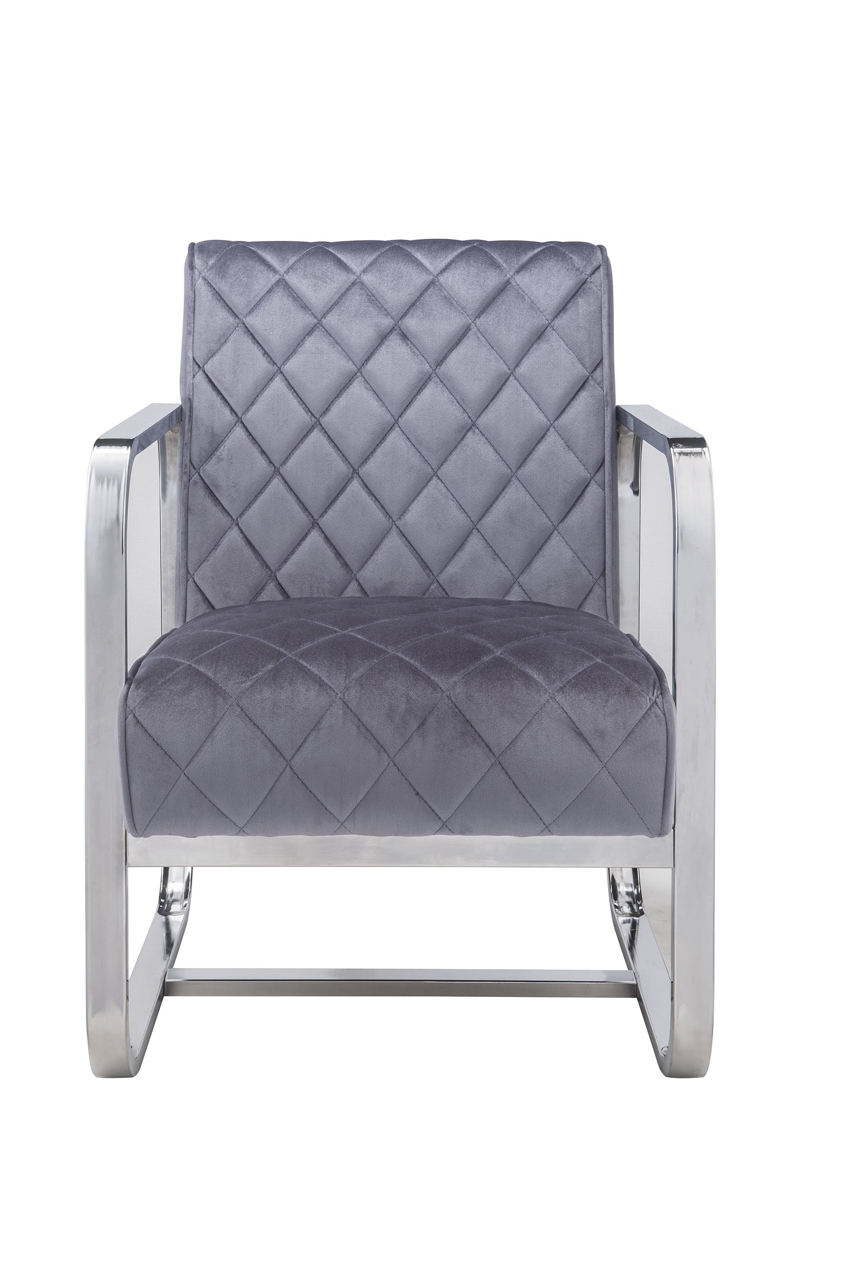 24' X 31' X 34' Grey Accent Chair