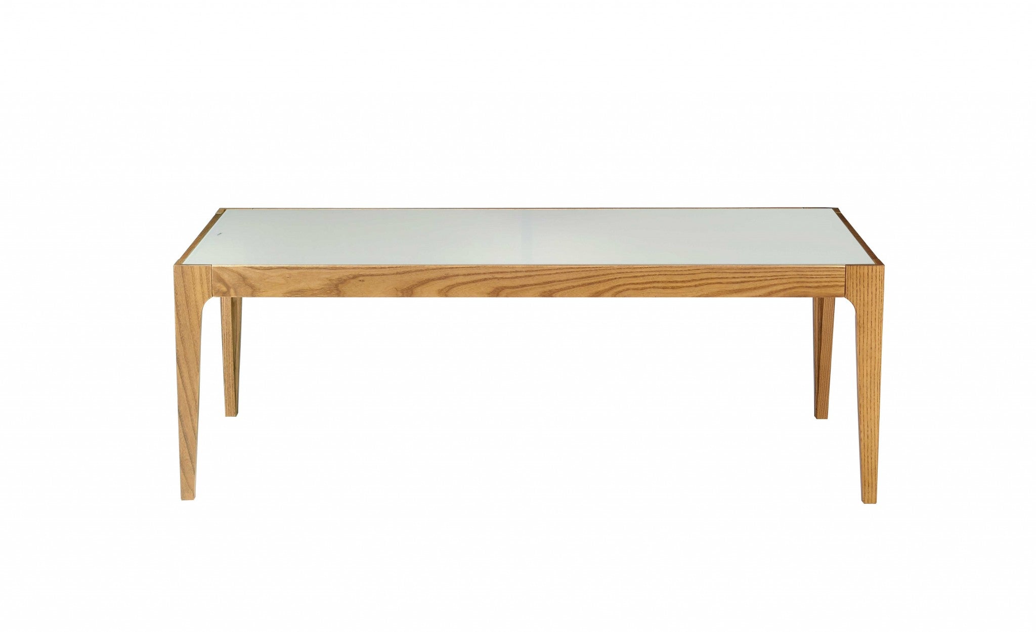 43' X 24' X 15' Natural And Frost Glass Coffee Table