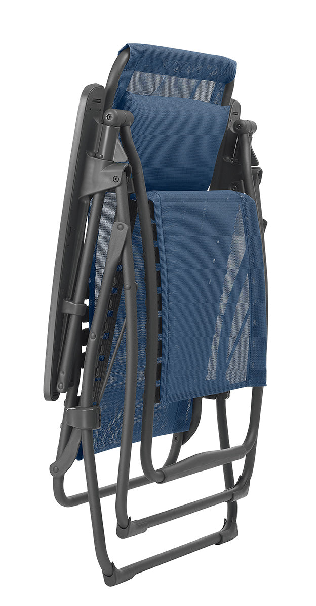 Zero Gravity Recliner - Basalt Steel Frame - Ocean Fabric