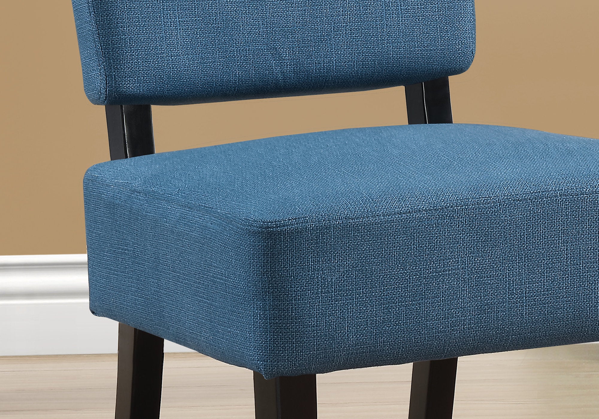 Modern Blue and Black Accent Lounge Chair