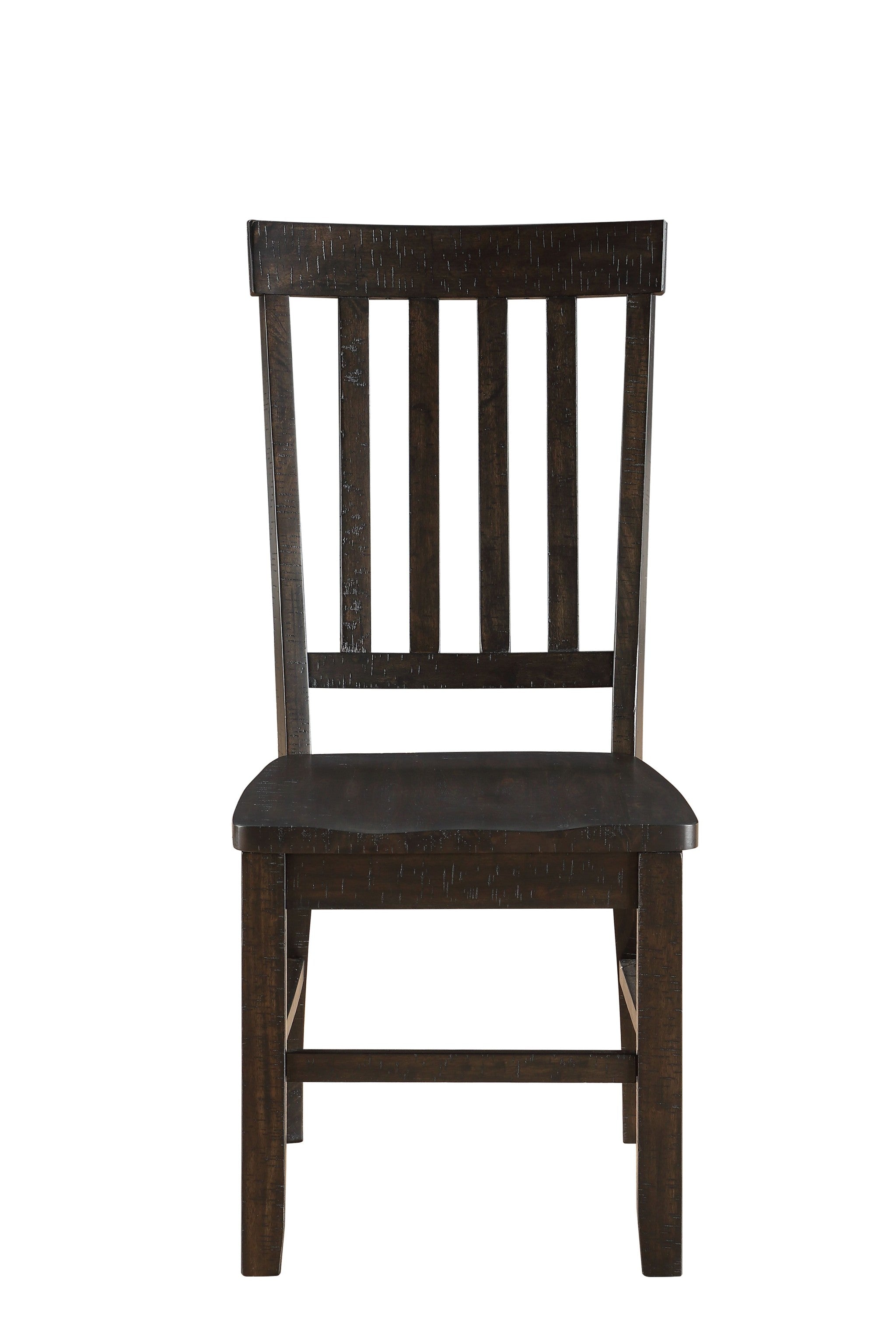 22' X 19' X 40' Rustic Walnut Wood Side Chair  Set of 2