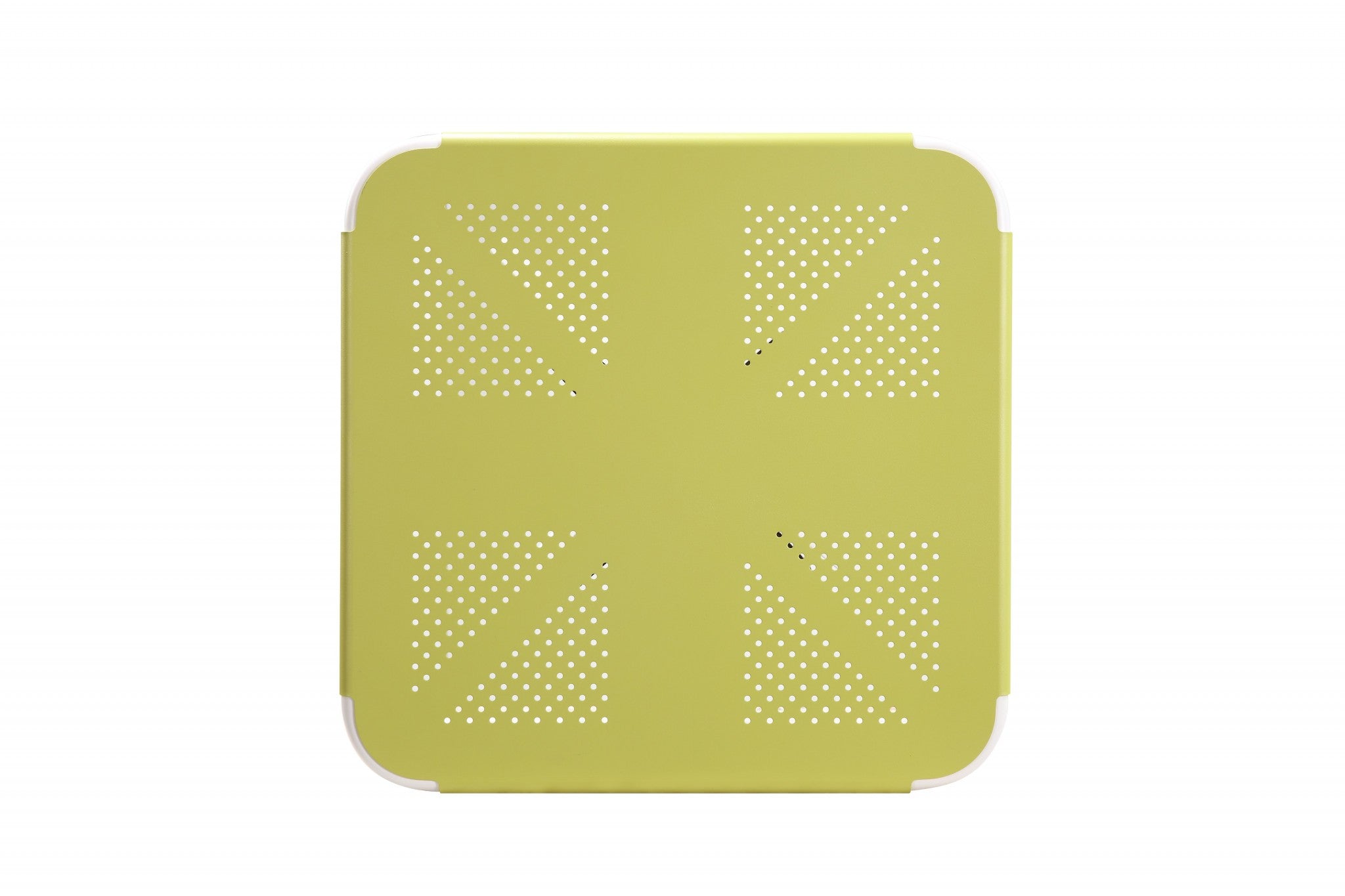 24' X 24' X 30' Yellow White Metal Folding Table