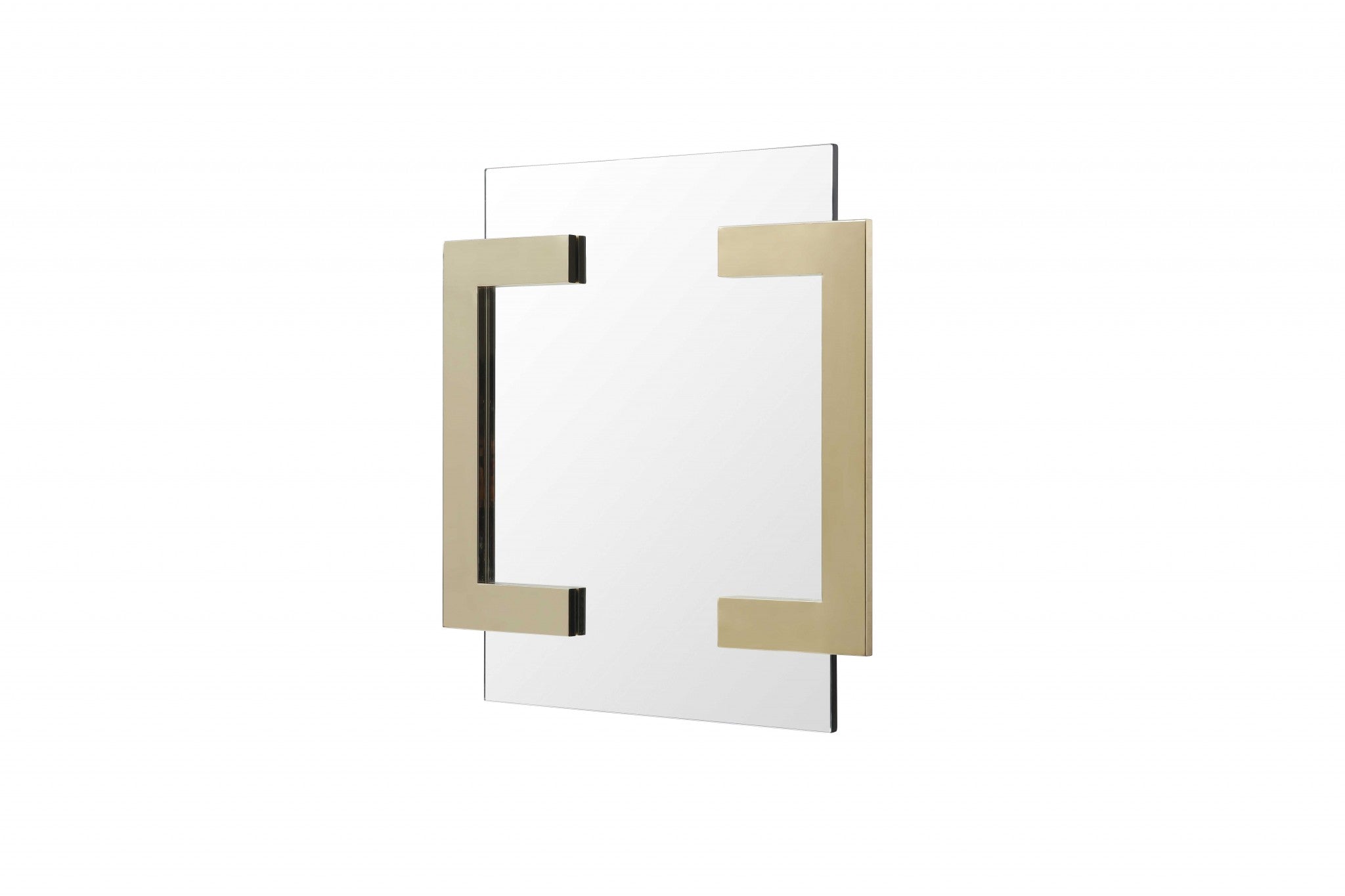 35 X 35 X 2 Polished Gold Stainless Steel Mirror