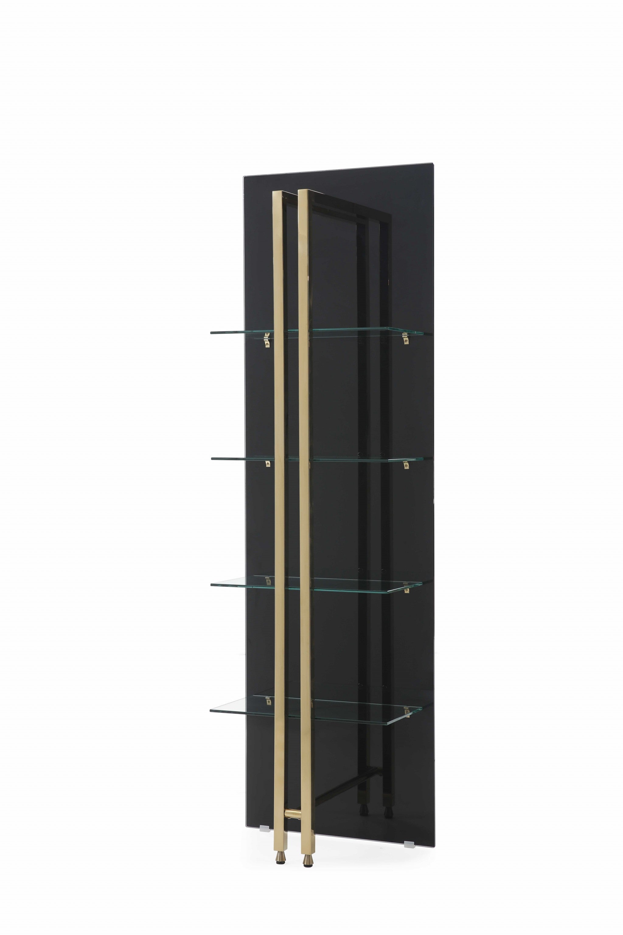 24 X 13 X 77 Back Glass Bookshelf