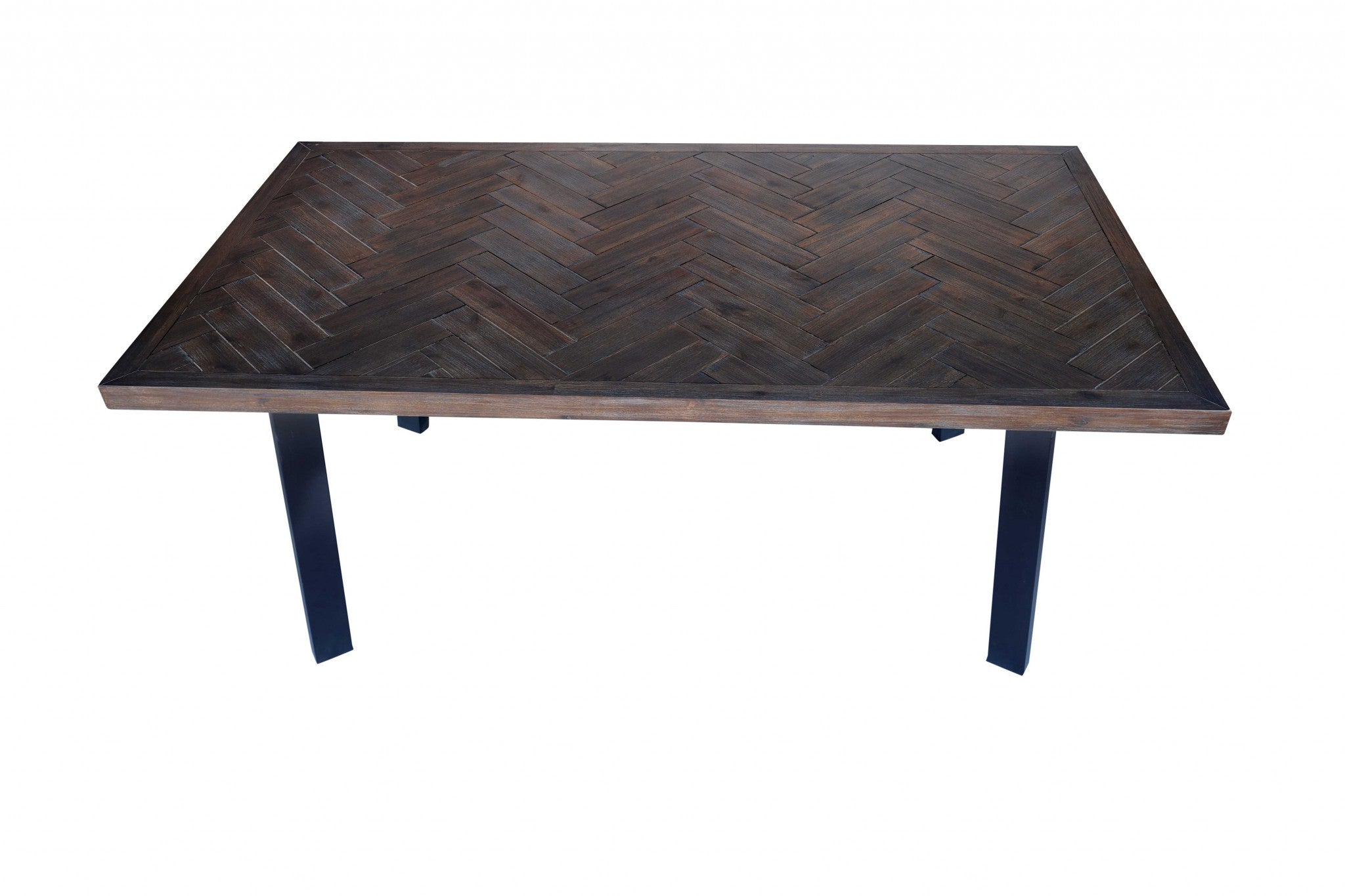 Brown Acacia Dining Table