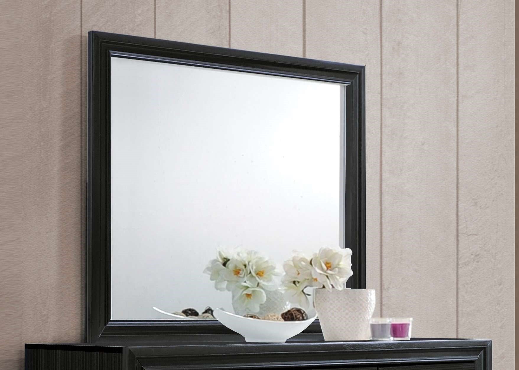 47' X 1' X 36' Black Glass Mirror