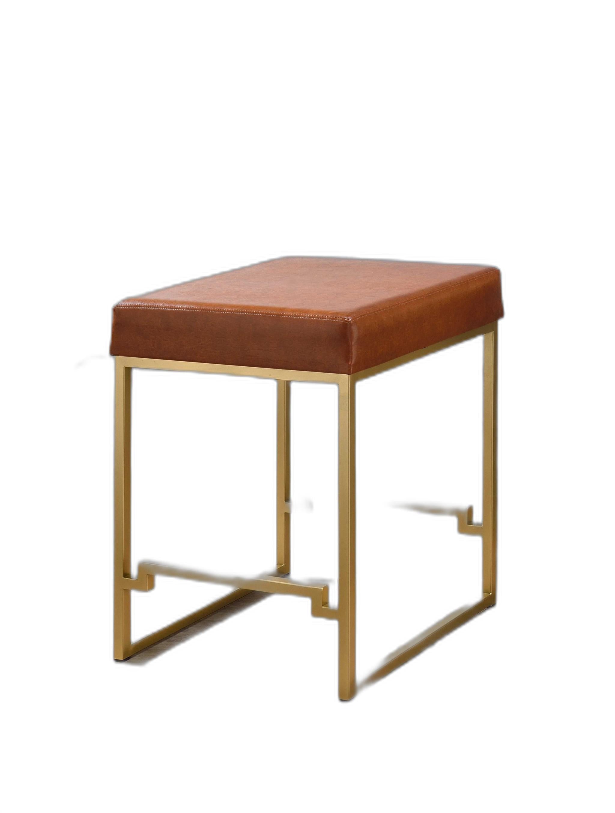 19' X 19' X 25' Light Brown Polyurethane Counter Height Stool (1Pc)