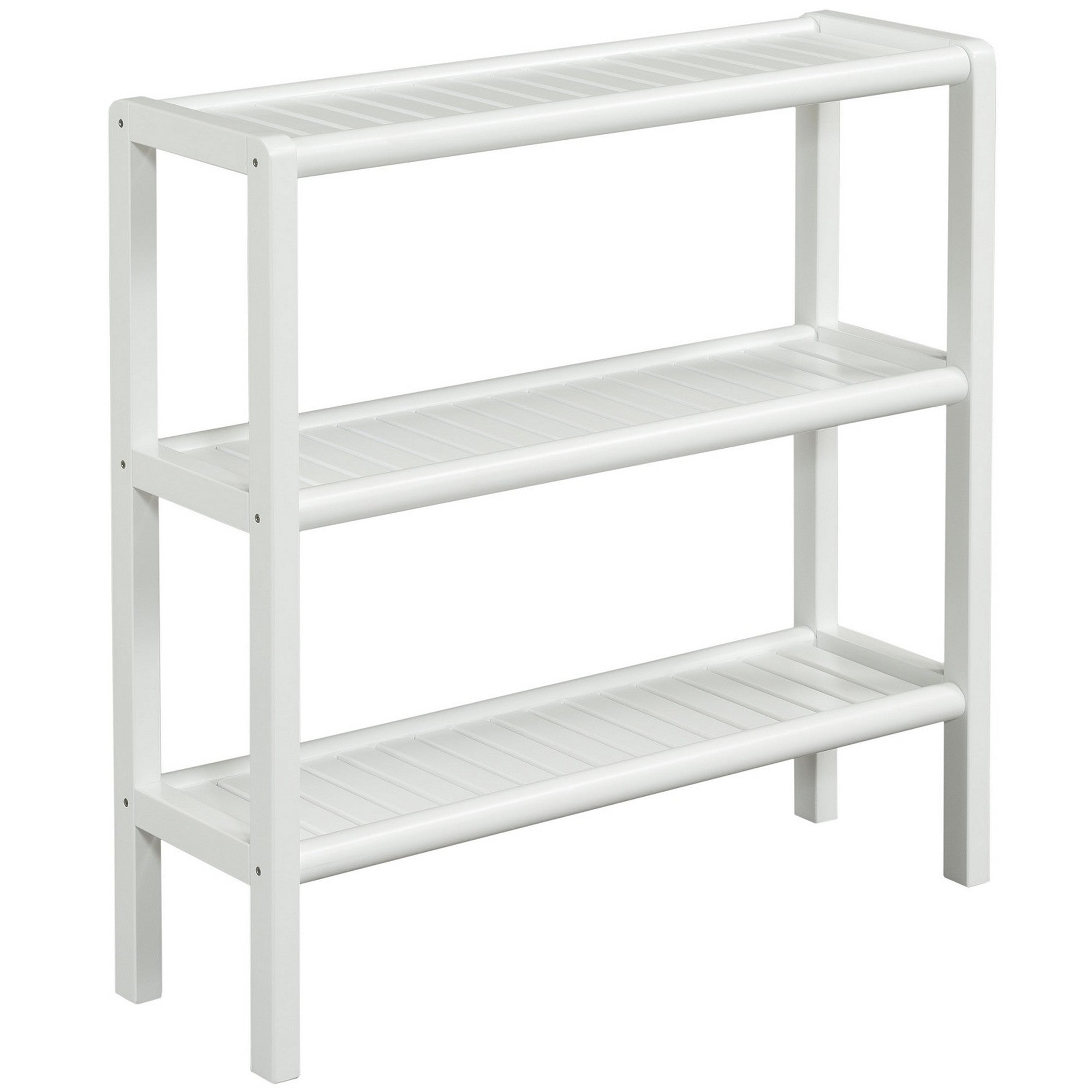 White Versatile Shoe Rack Shelving Unit