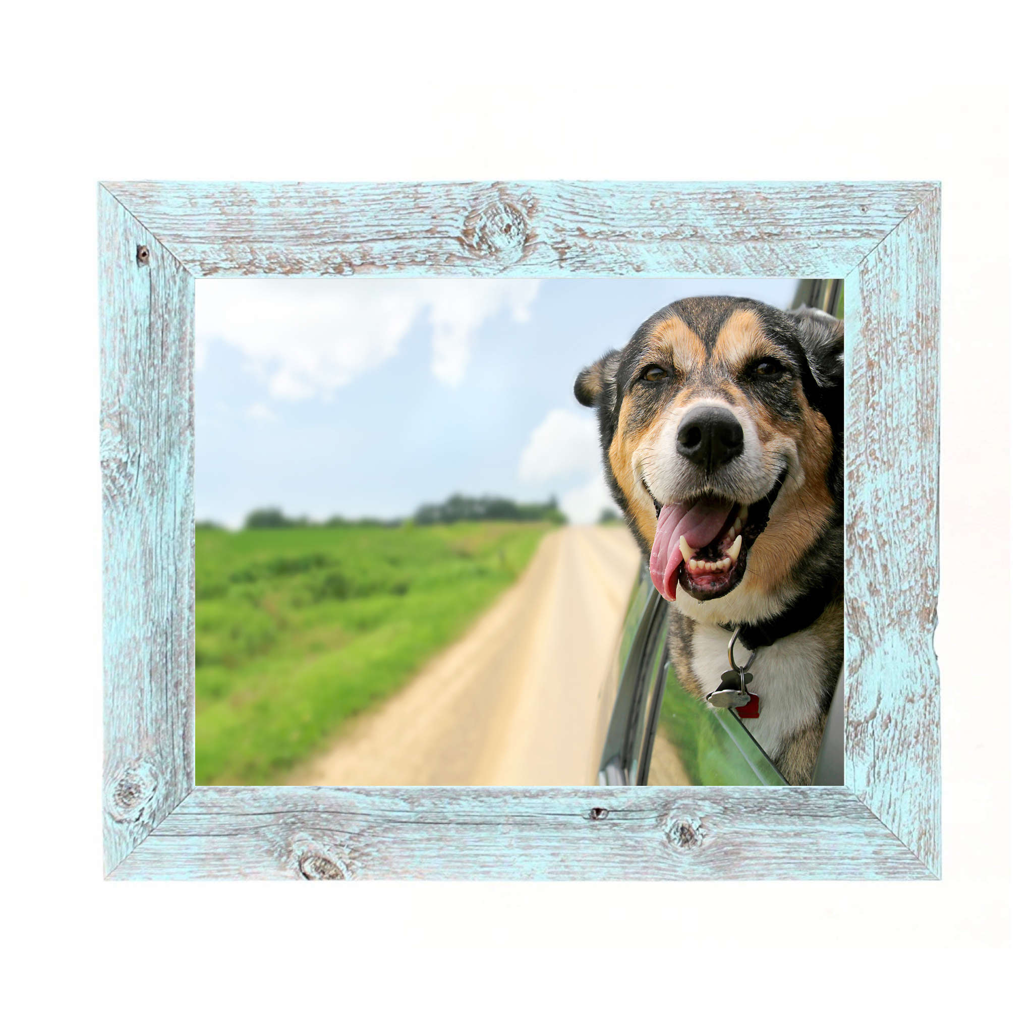 12 x 12 Rustic Blue Picture Frame