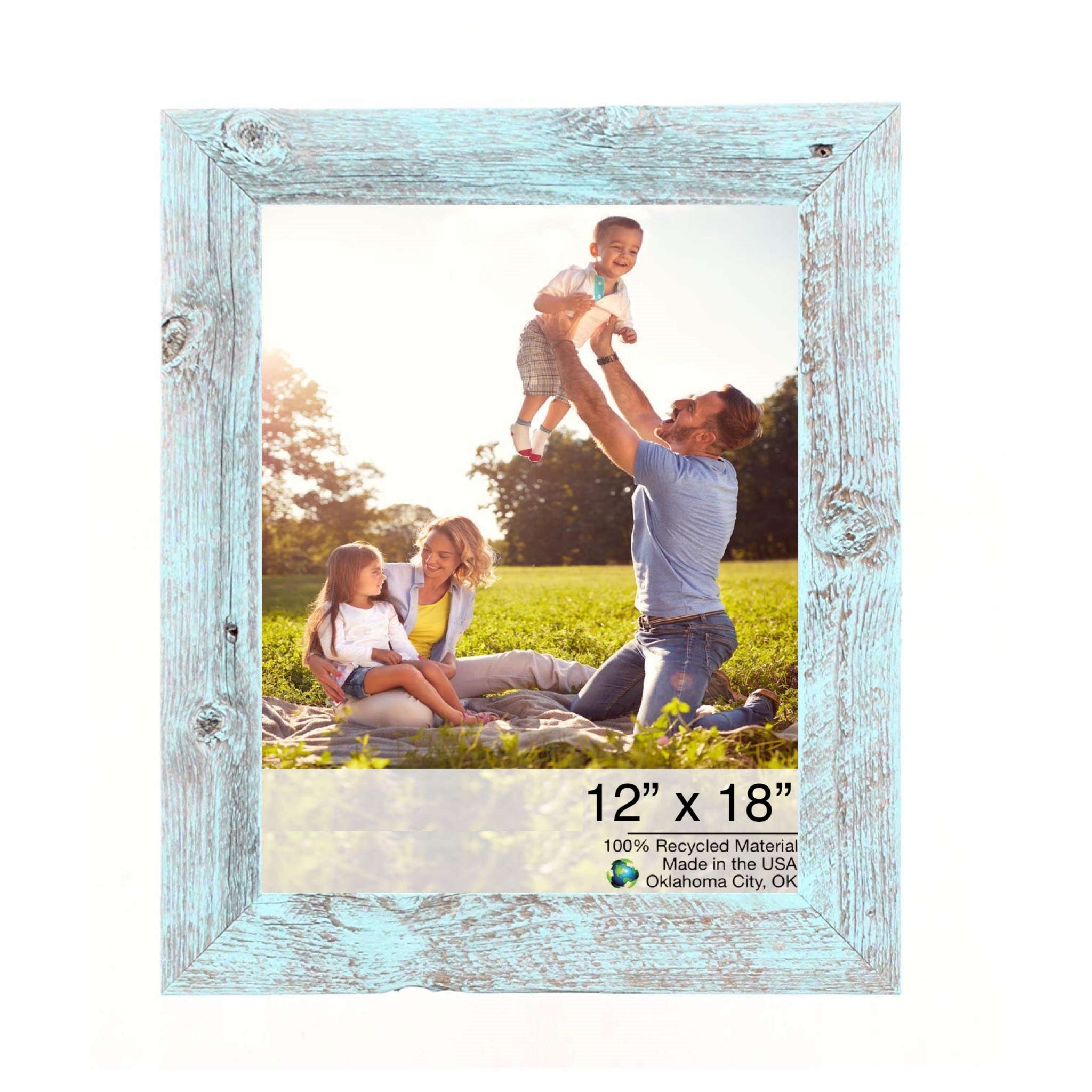 12x18  Rustic Blue Picture Frame