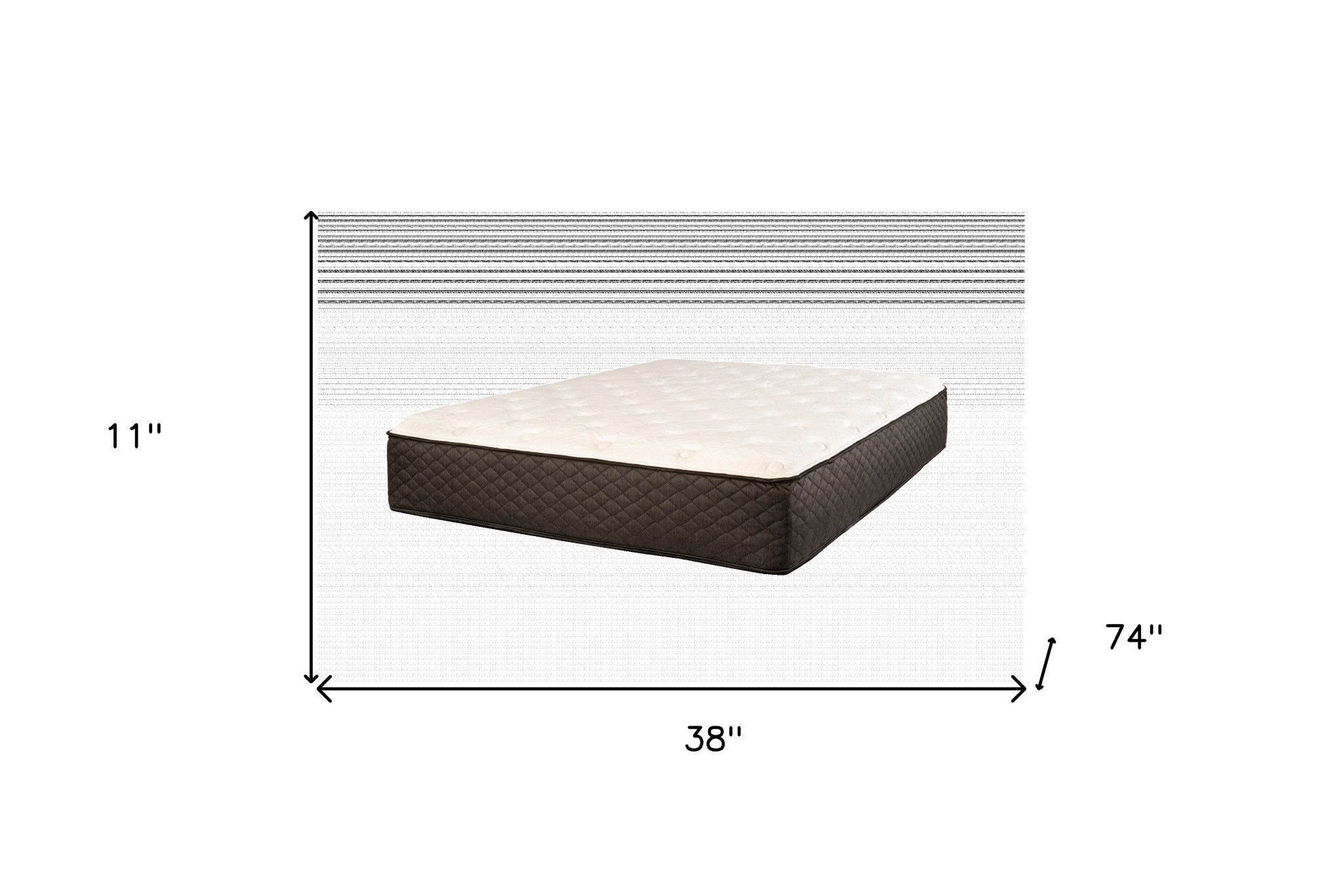 Gillian Twin 10.5' Cool Gel Firm Foam Hybrid Mattress