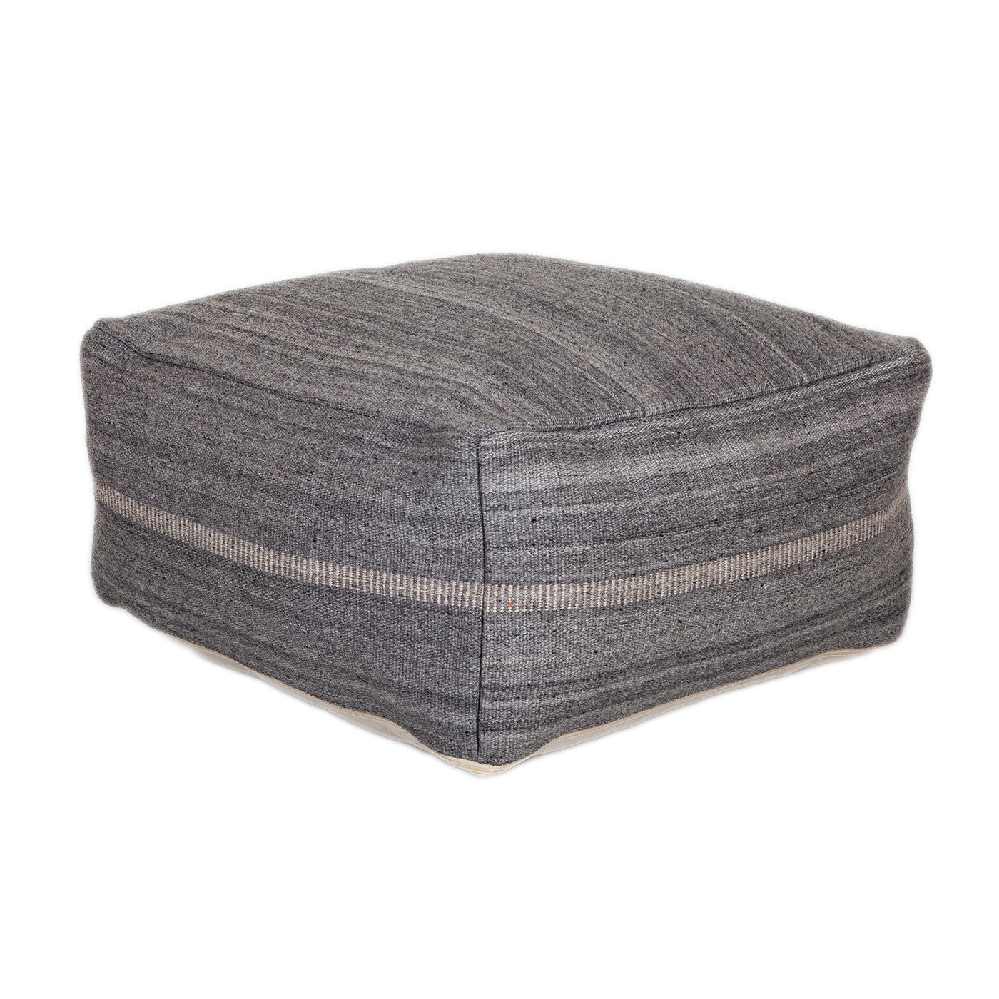 Steel Grey Stylish Pouf