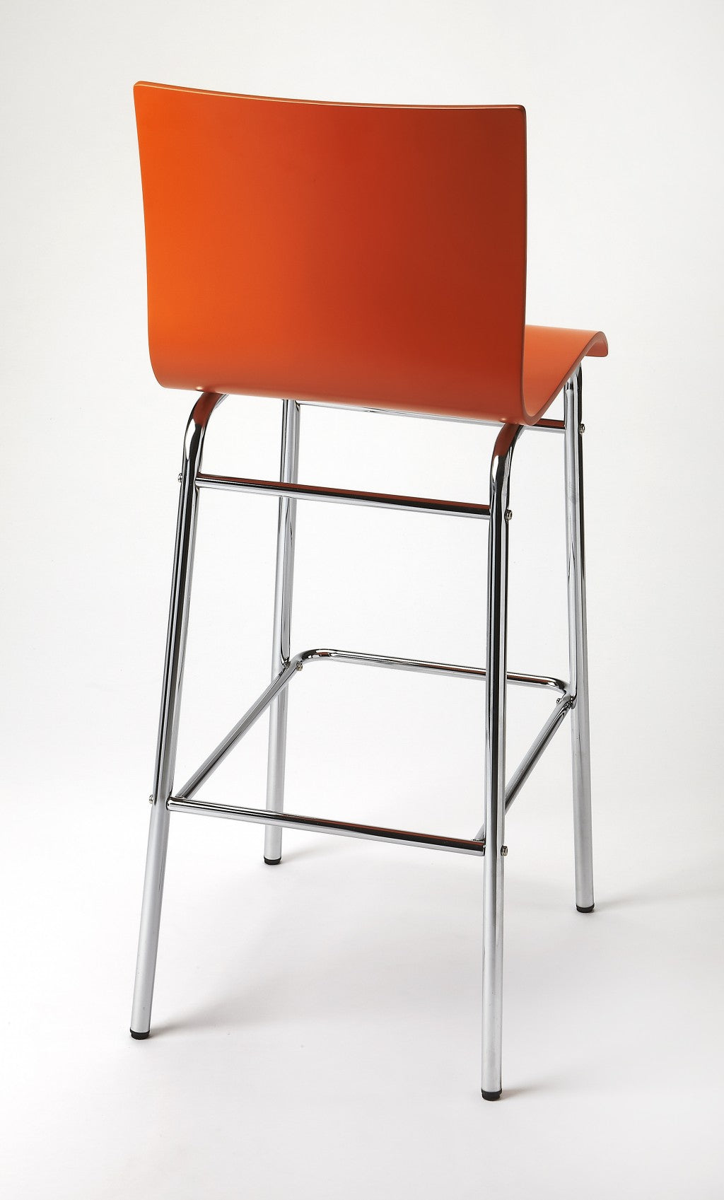 High Orange Bar Stool