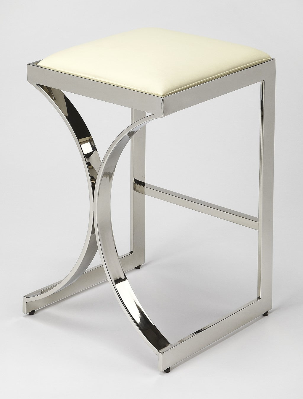 Silver Plated Counter Stool