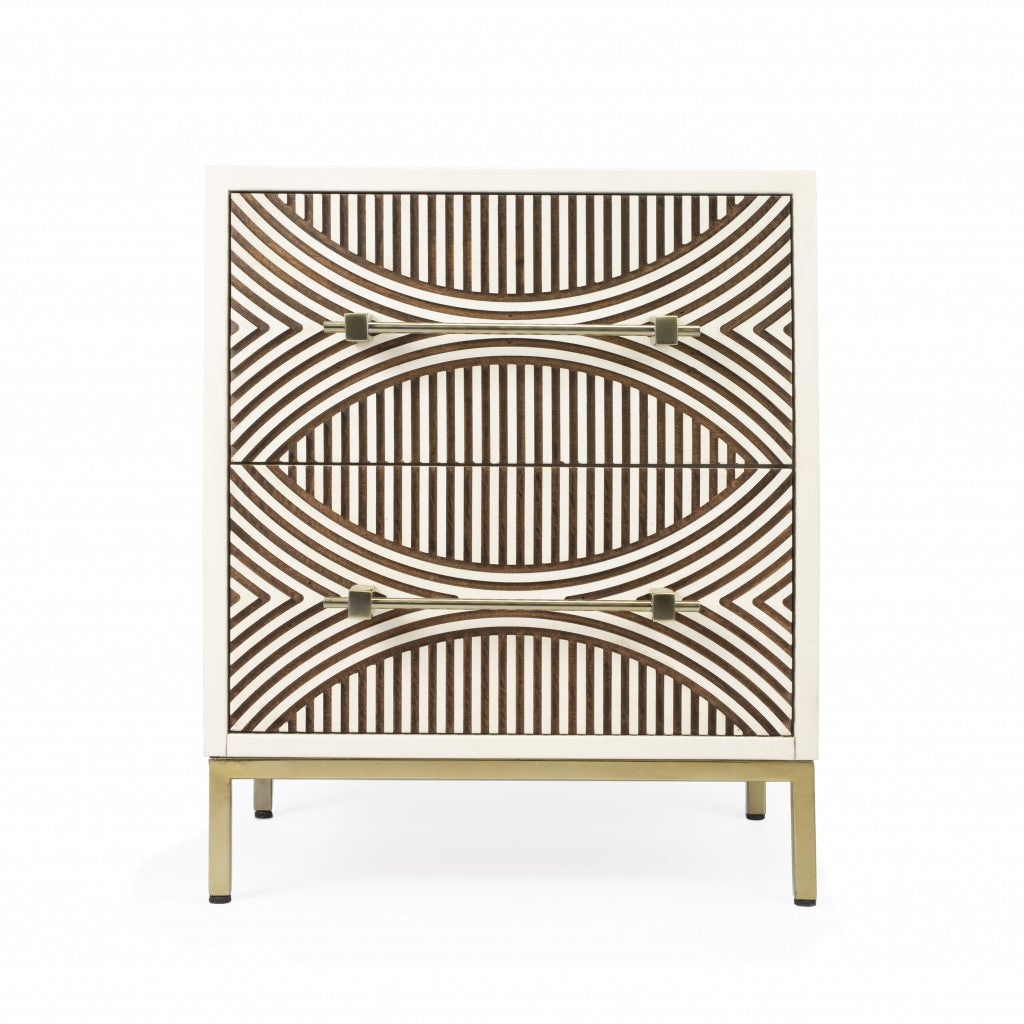 Mango Wood 2 drawers Chest