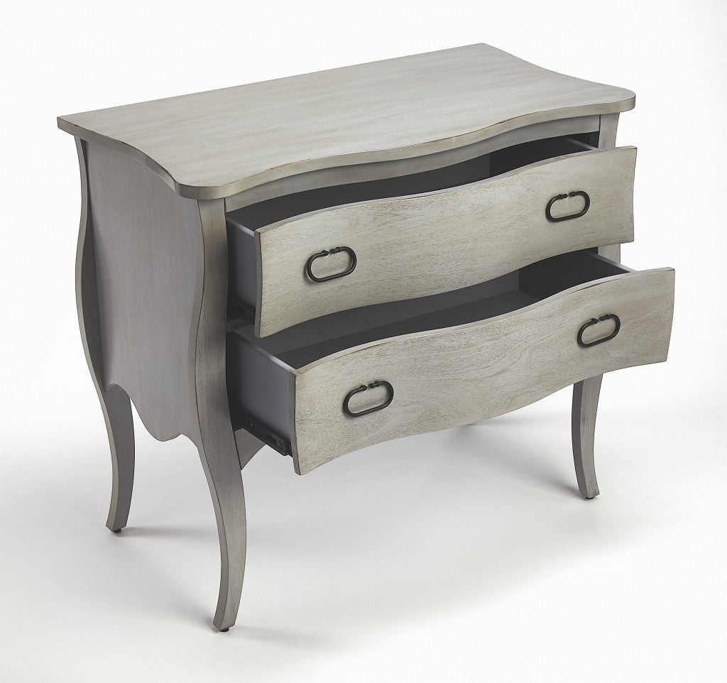 Rochelle Gray 2 Drawer Chest