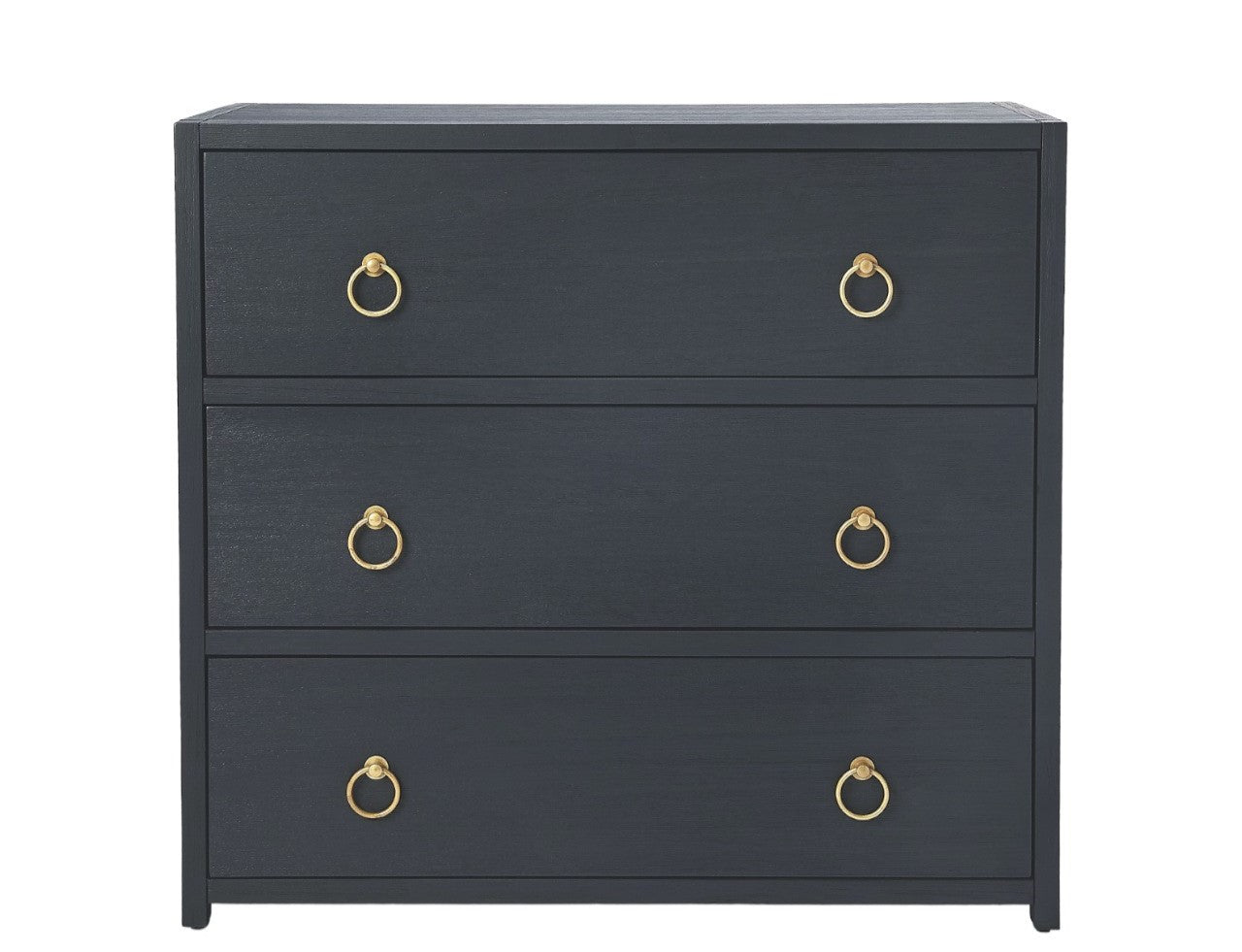 Lark Navy Blue 3 Drawer Chest