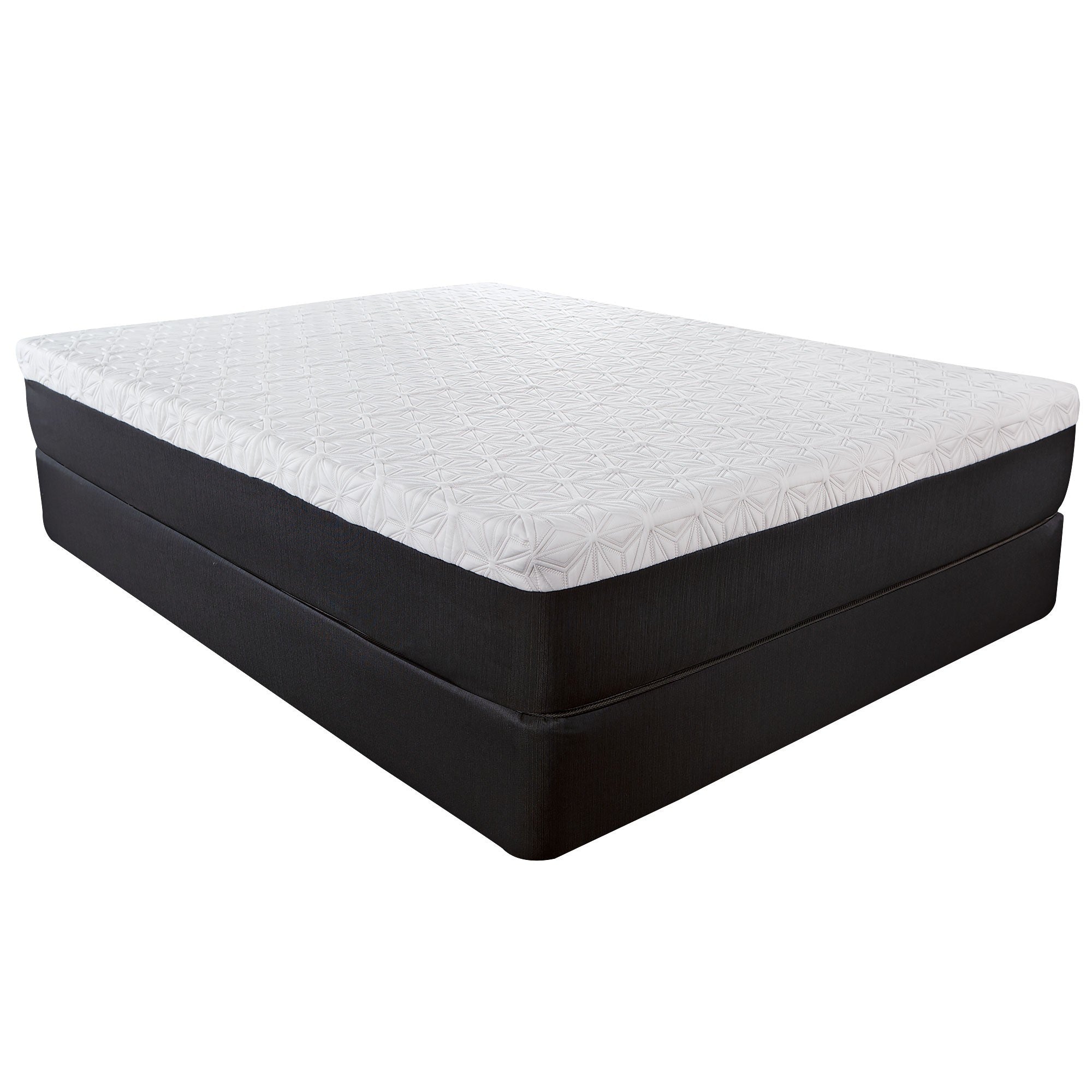 10.5' Lux Gel Infused Memory Foam and High Density Foam Mattress Twin