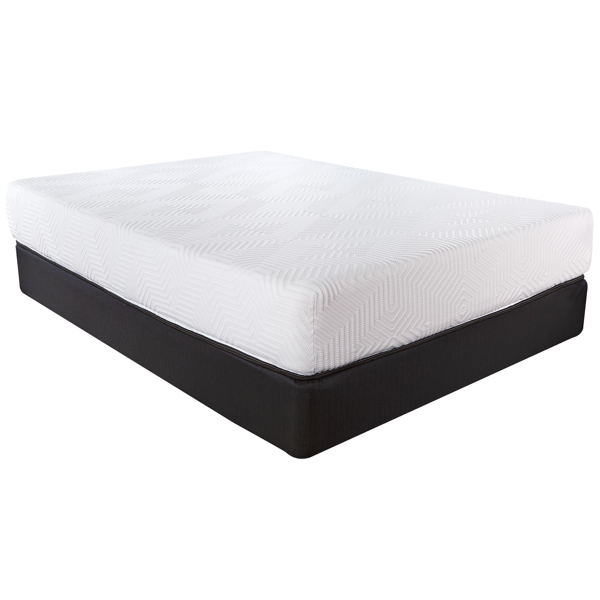 10.5' Hybrid Lux Memory Foam and Wrapped Coil Mattress Twin