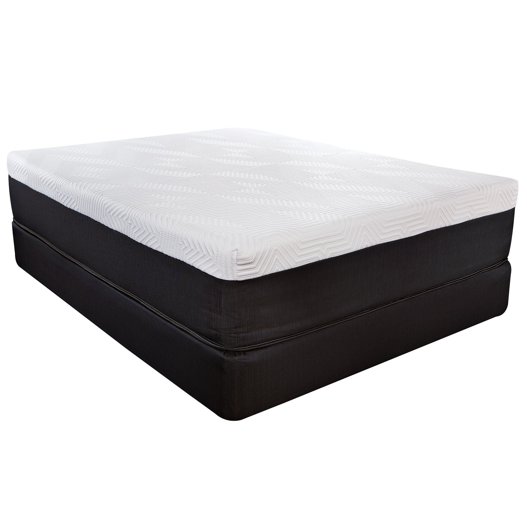 14' Hybrid Lux Memory Foam and Wrapped Coil Mattress Twin XL