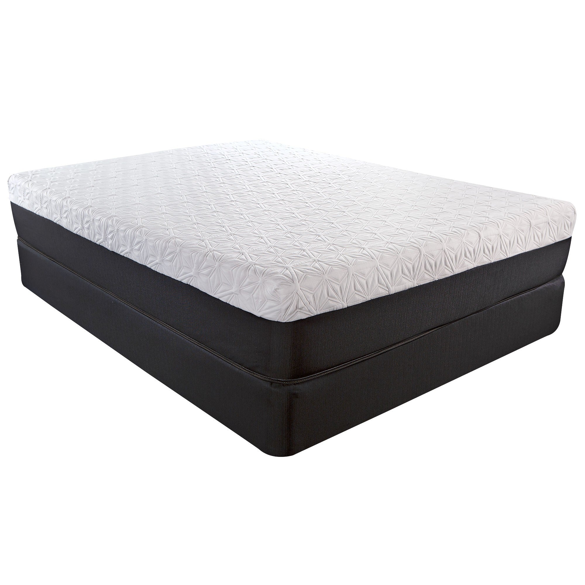 11.5' Lux Copper Infused Gel Memory Foam and High Density Foam Mattress Full