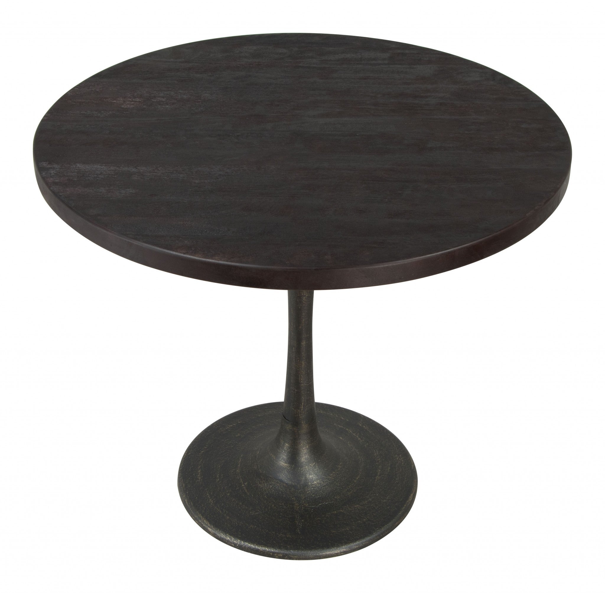 Round Black Dining Table
