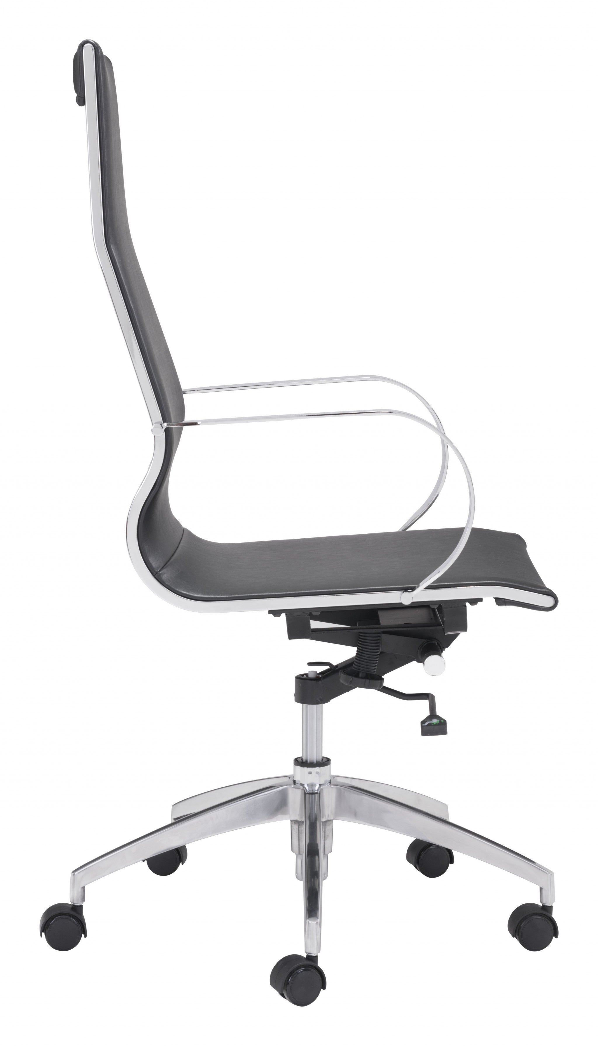 Black Ergonomic Conference Room High Back Rolling Office Chair