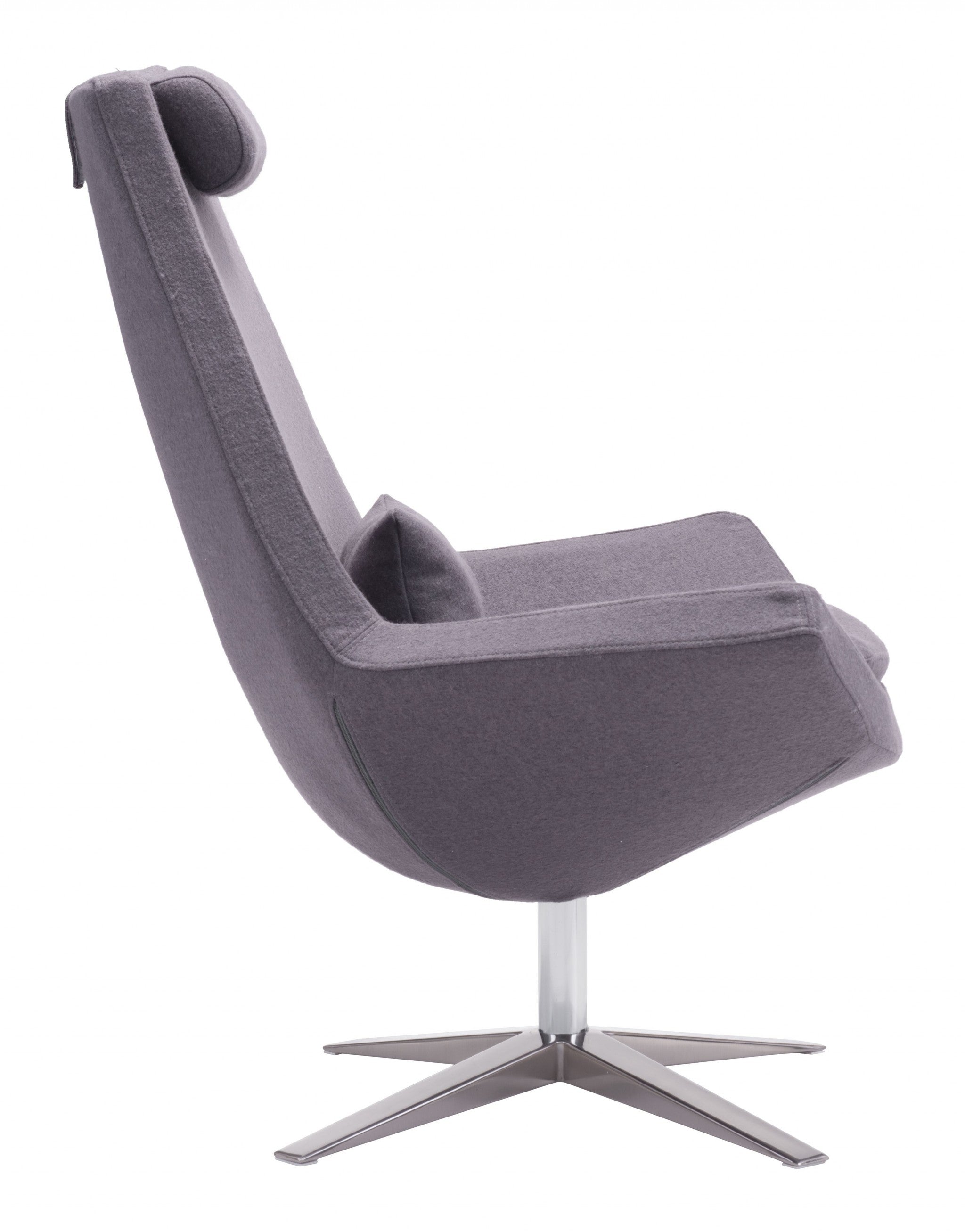 Dark Gray Swivel Chair