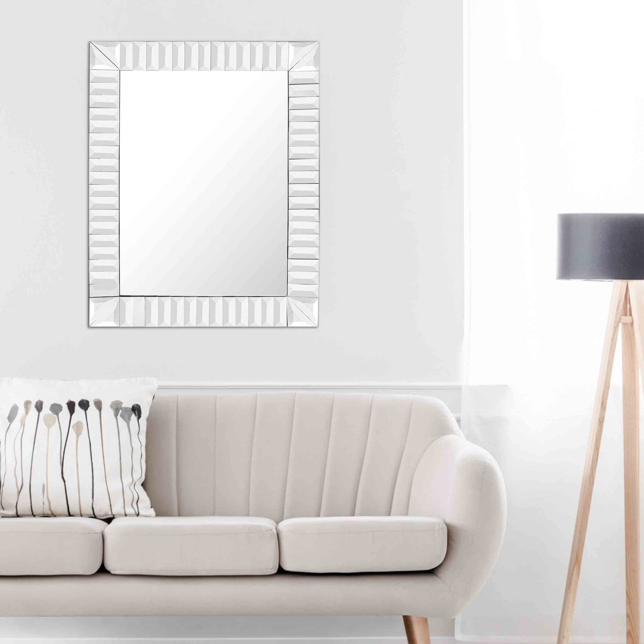 Contemporary Wave Wall Mirror