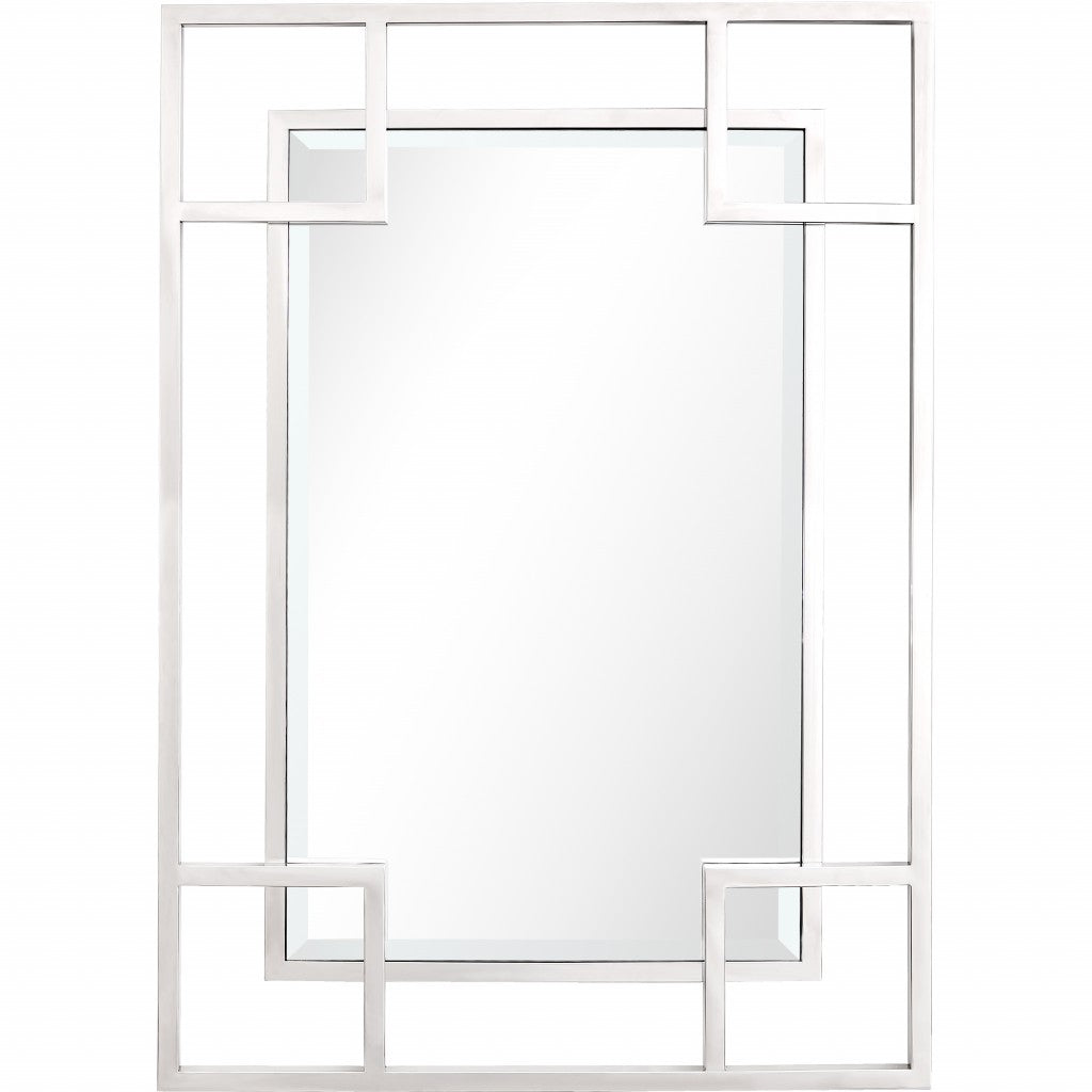 X Shaped Rectangular Mirror