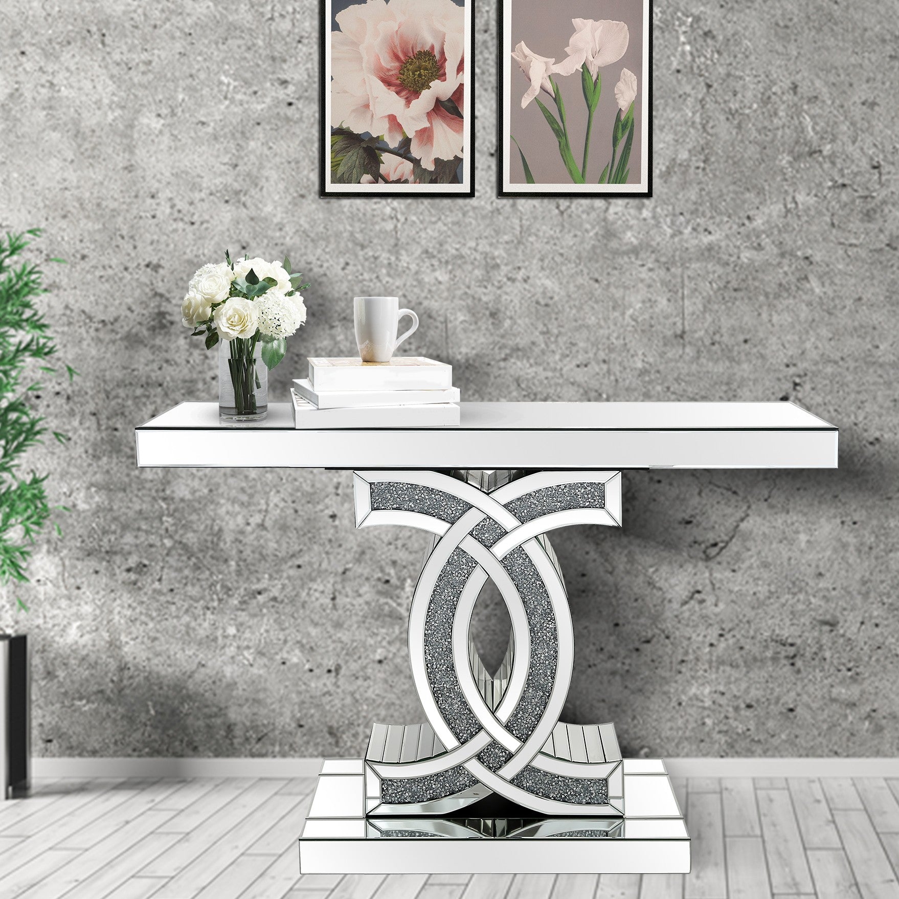 CC Silver Console Table