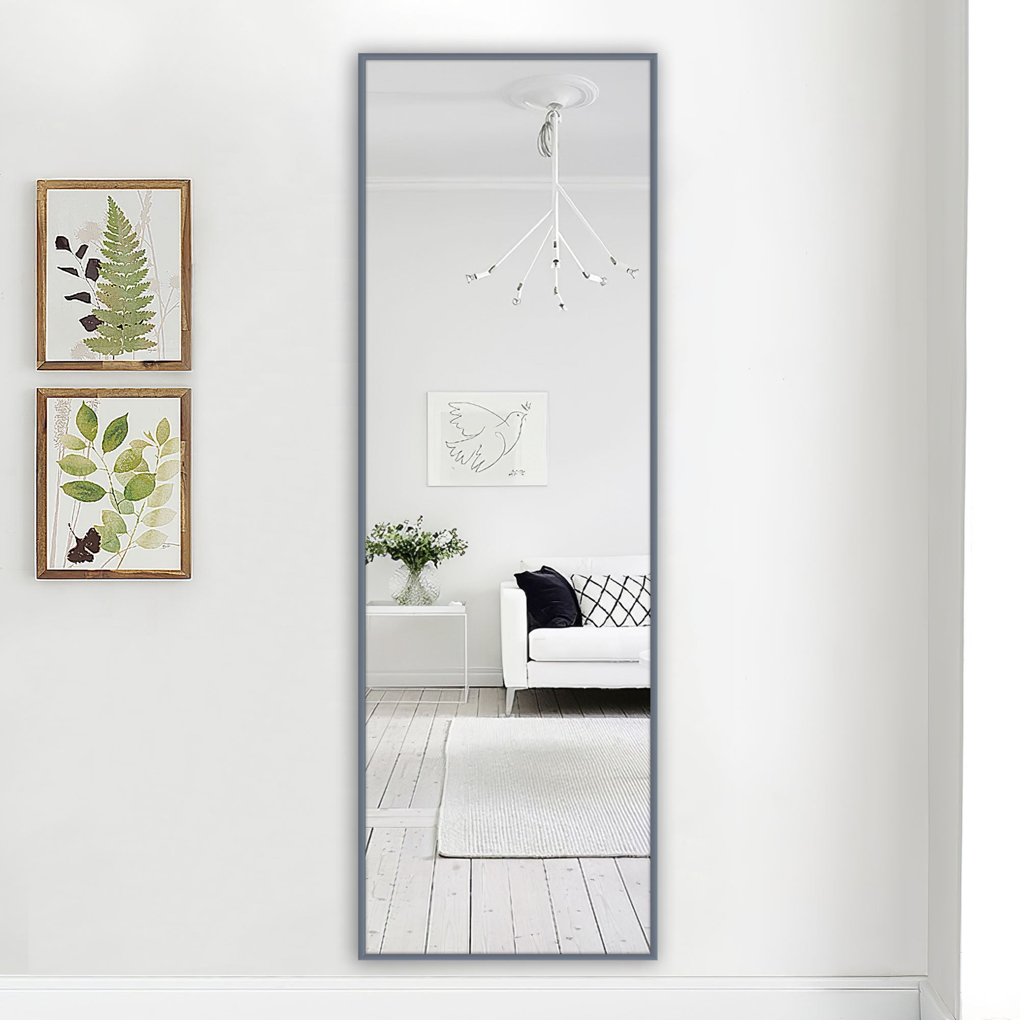 Sapphire Aluminum Framed Mirror