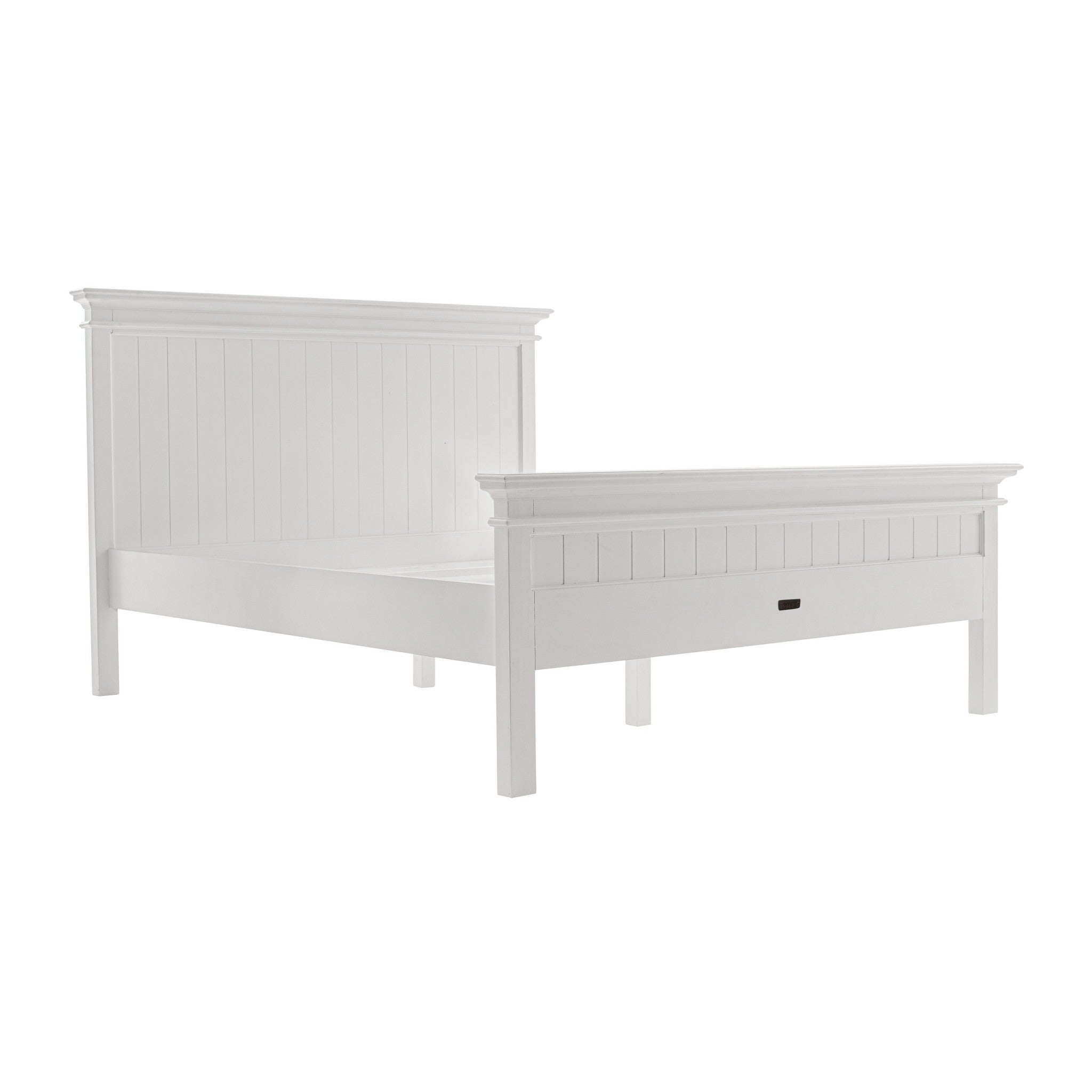 Classic White Panel Queen Size Bed