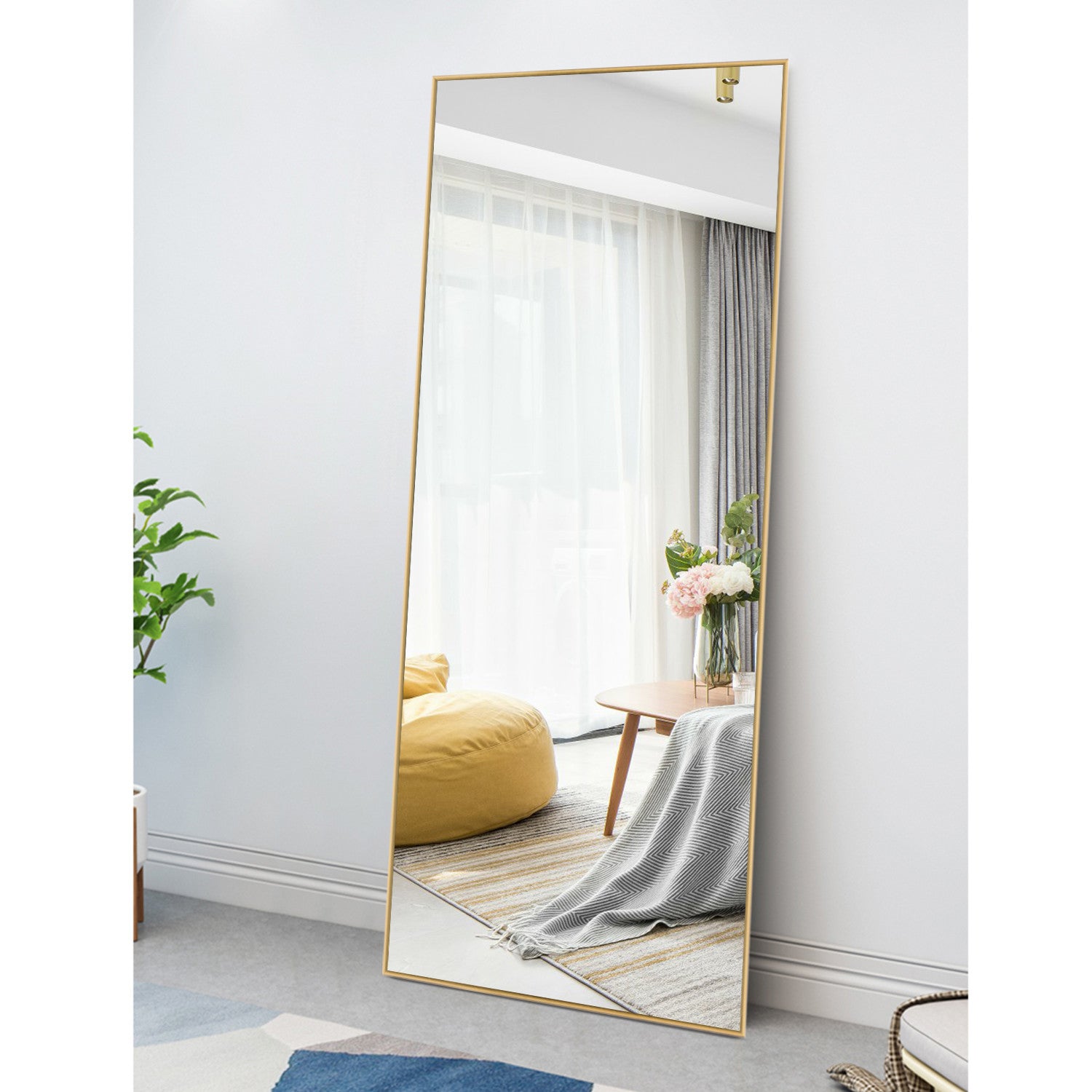 Gold Framed Wall Mirror