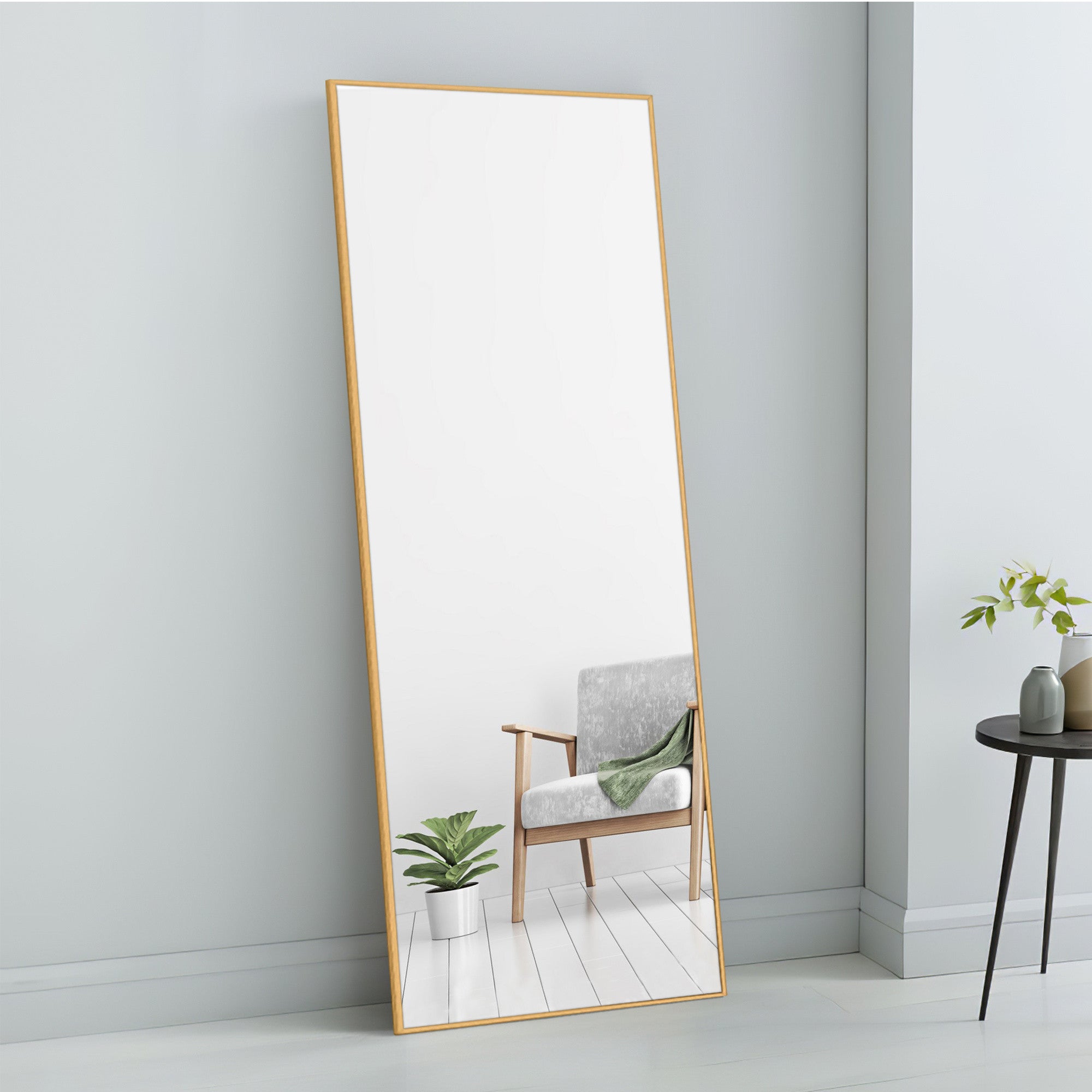 Minimal Rectangular Bathroom Vanity Mirror