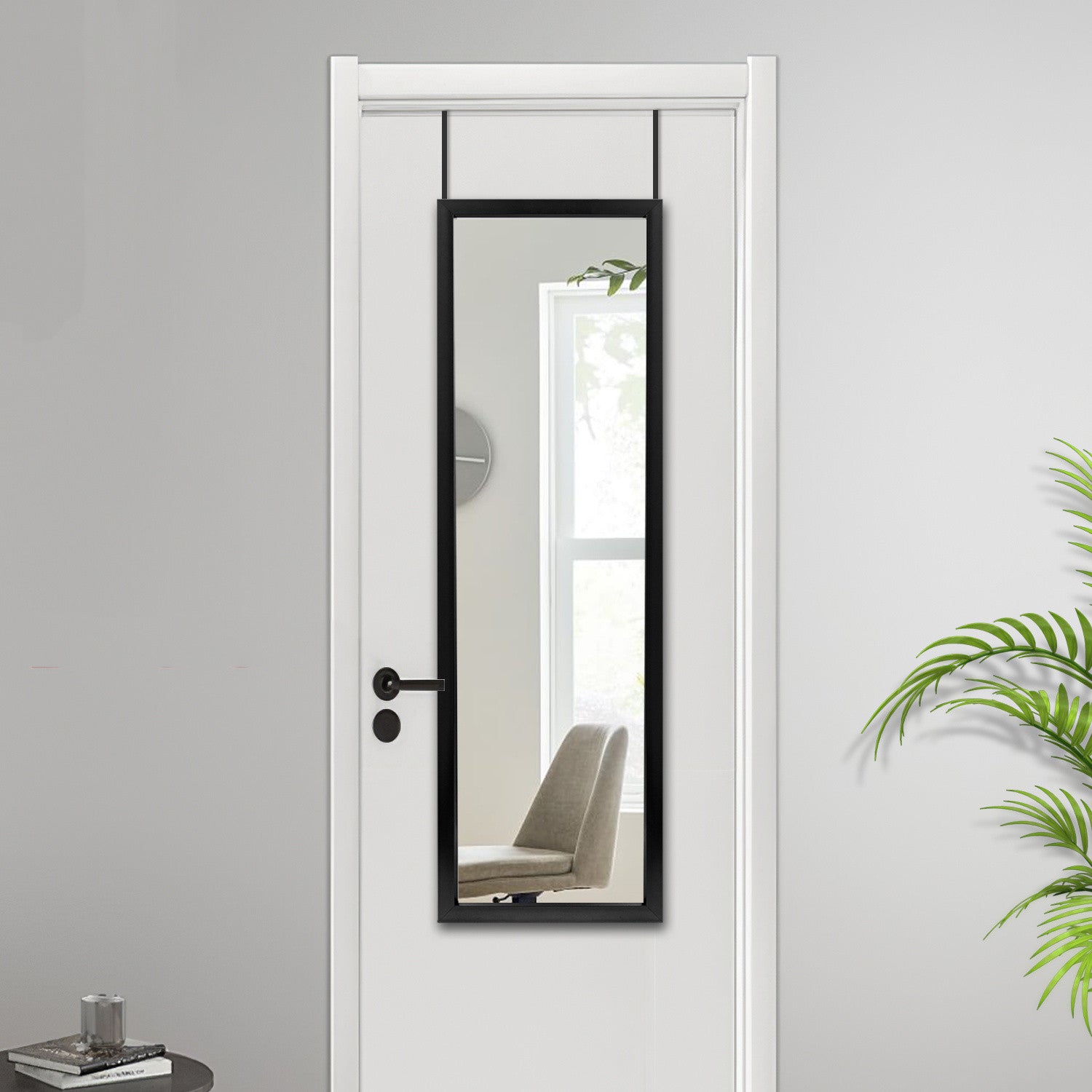 Black Door Mount Mirror