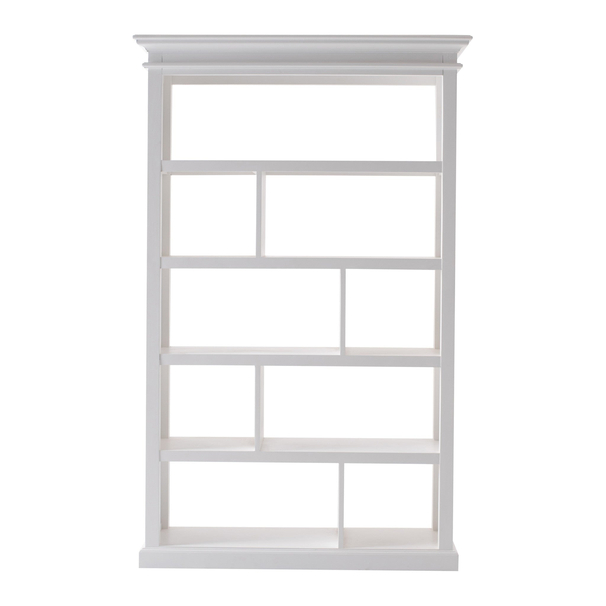 Classic White Room Open Cabinet with Basket Set