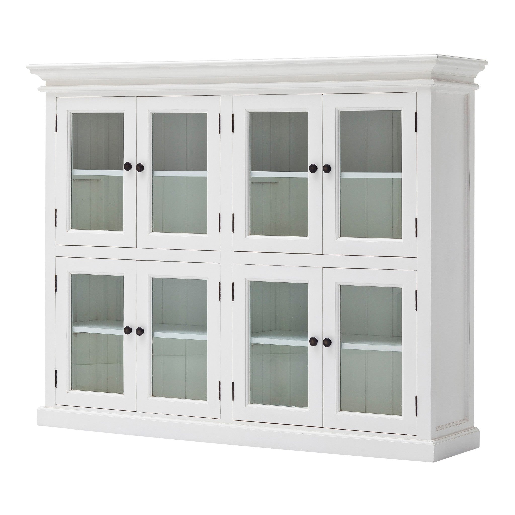 Classic White Two Level Mega Storage Cabinet