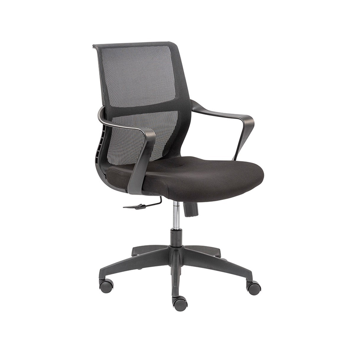 Black Ergo Mesh Adjustable Rolling Office Chair