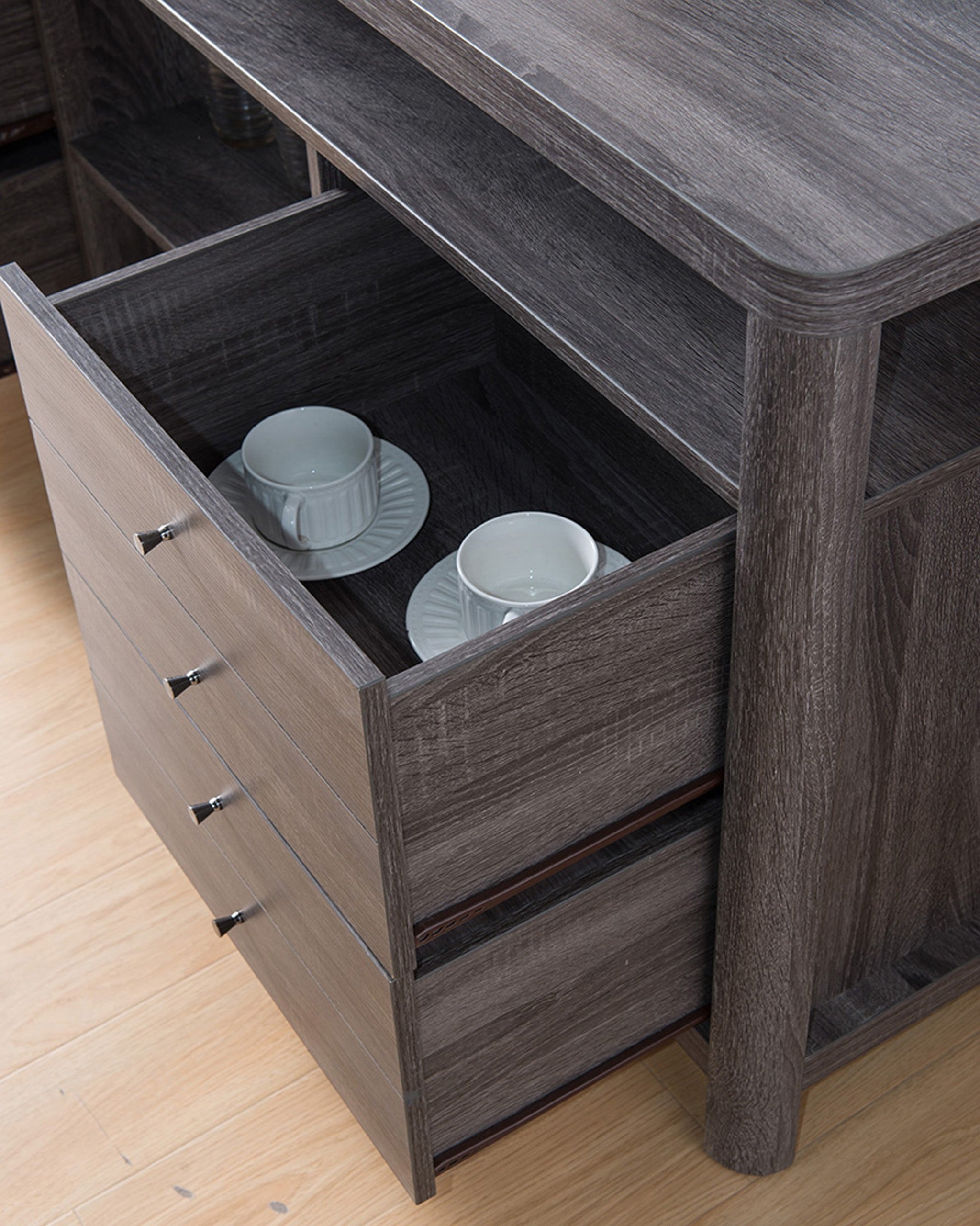 Gorgeous Weathered Grey Buffet or TV Stand