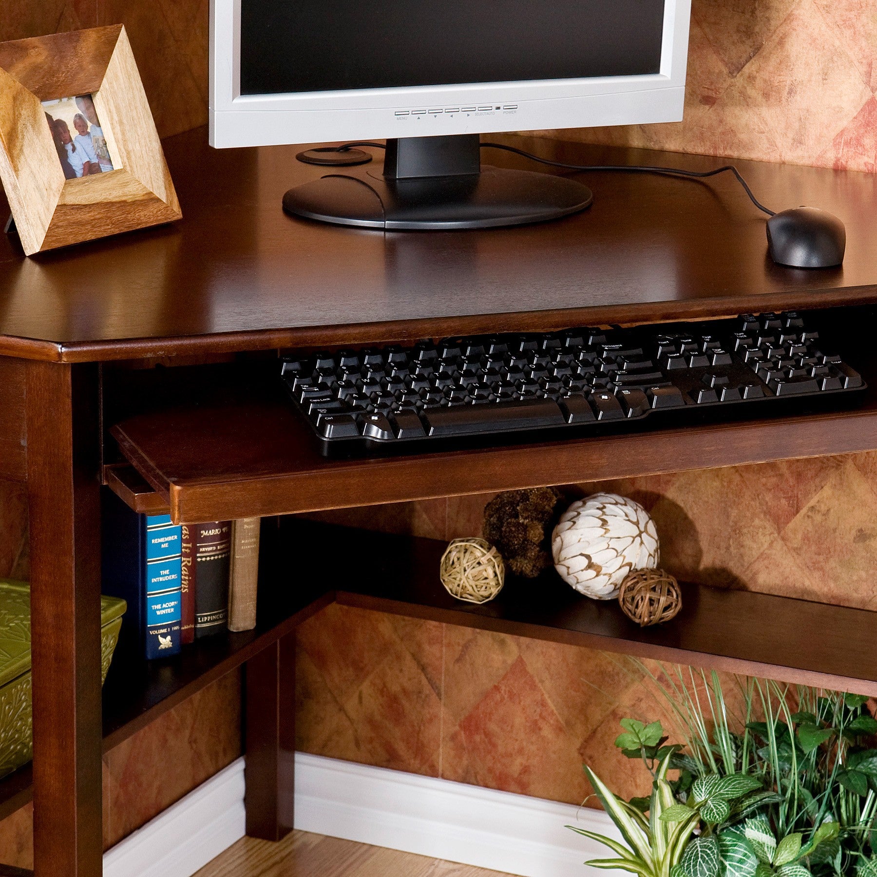 Espresso Corner Computer Desk