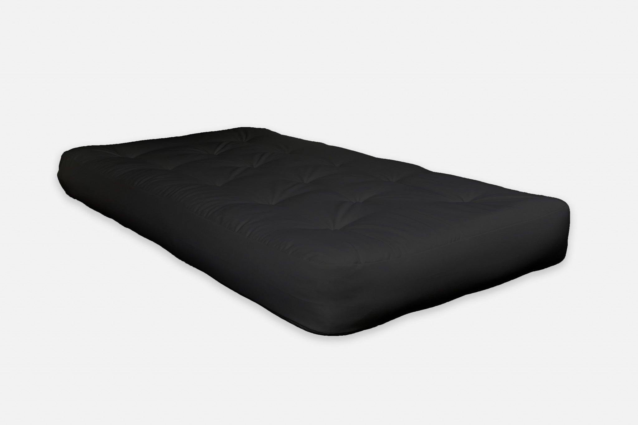 8' Black Double Poly Full Futon Mattress