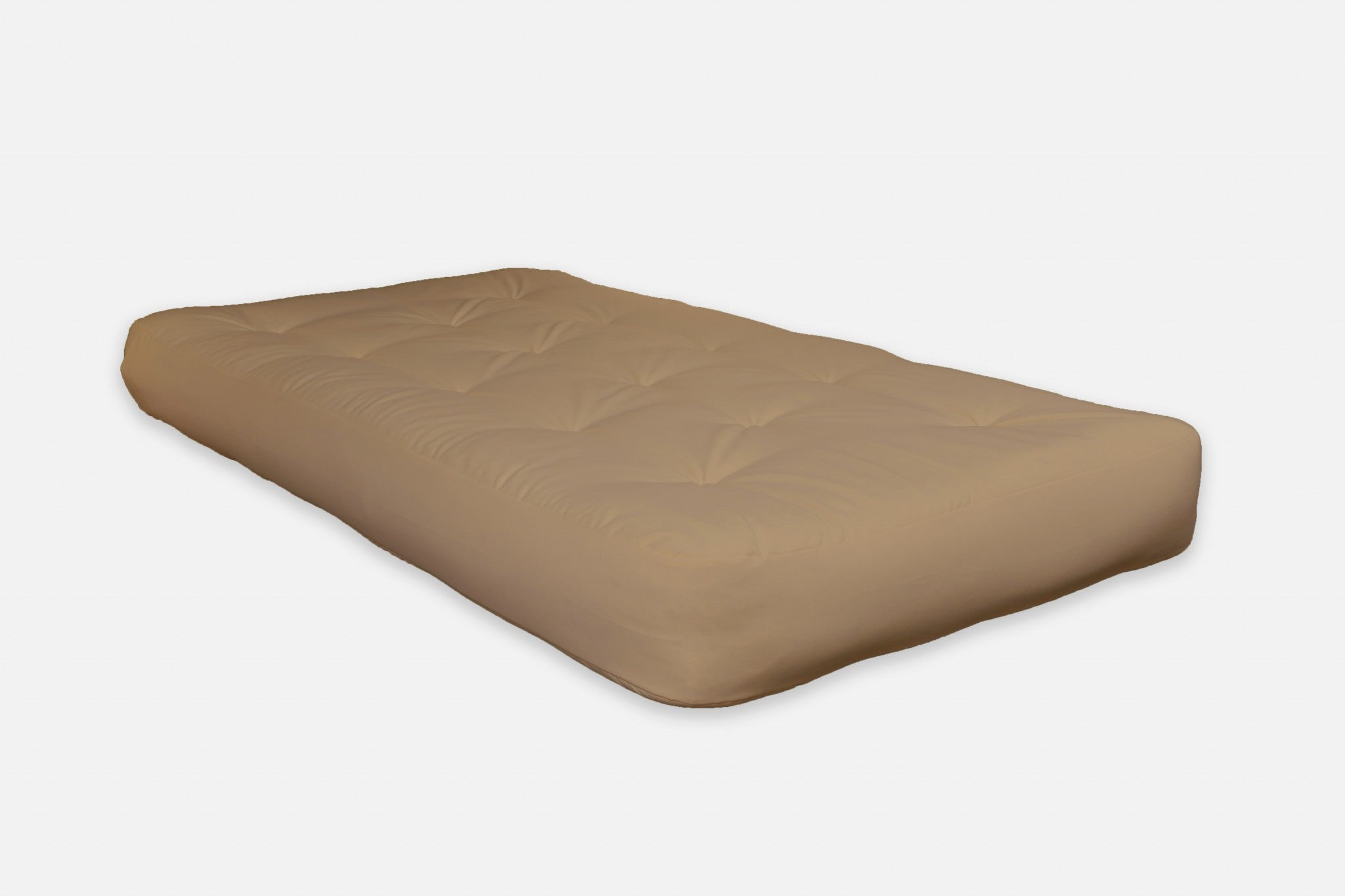 8' Khaki Double Foam Full Futon Mattress