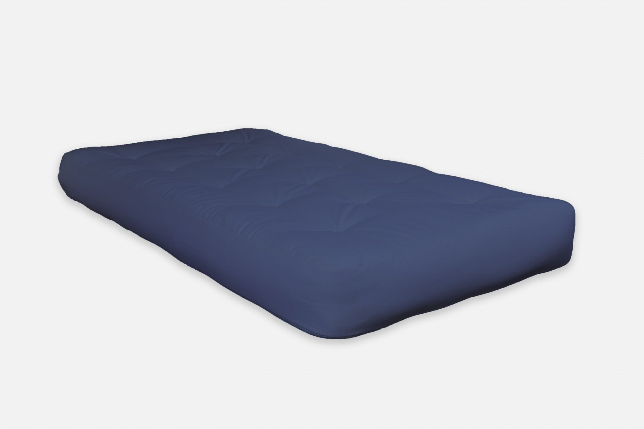 8' Navy Blue Double Foam Full Futon Mattress