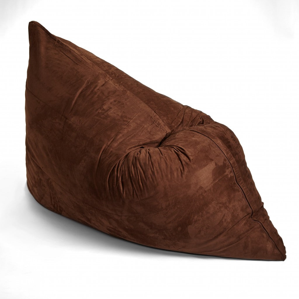 78' x 58' Brown Sofa Sack Bean Bag Lounger