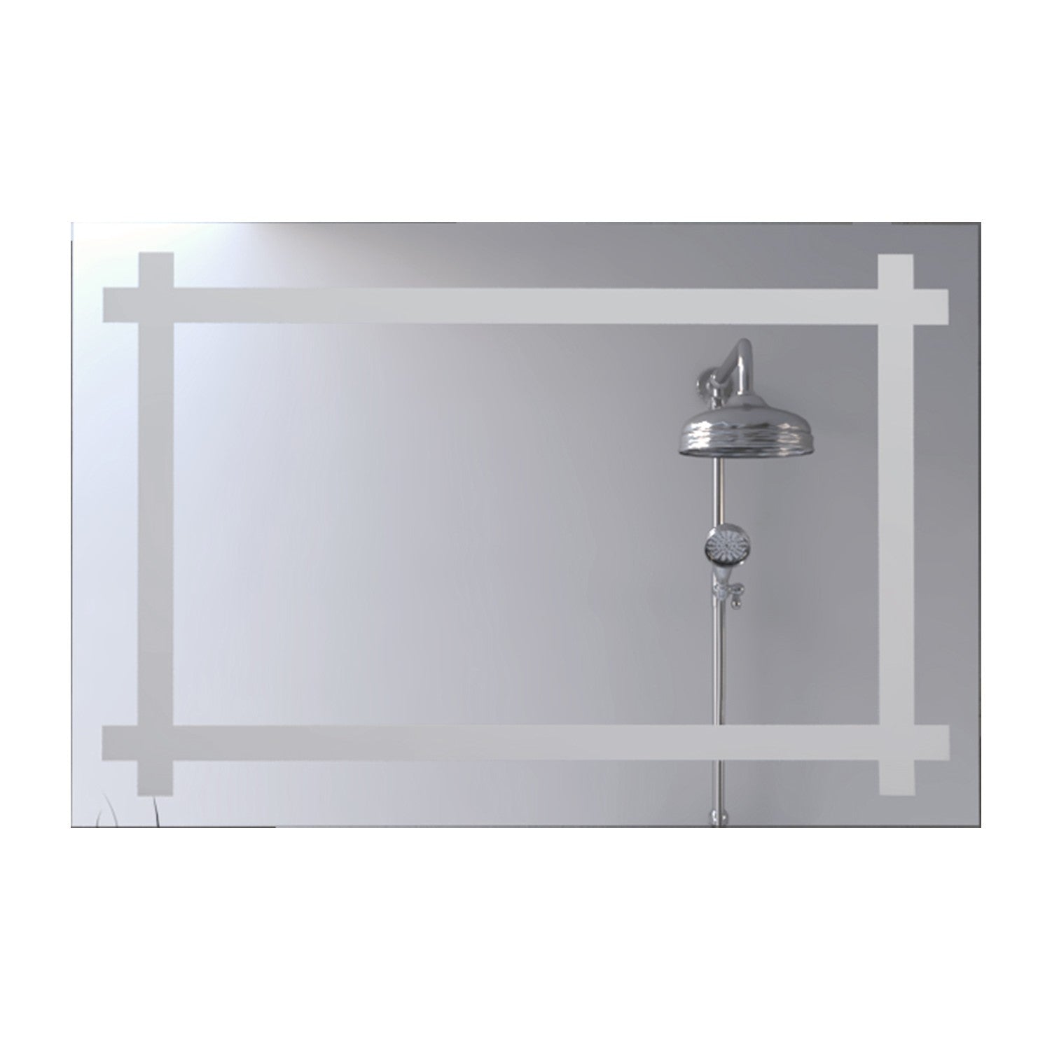 Modern Bold Rectangle Wall Mirror